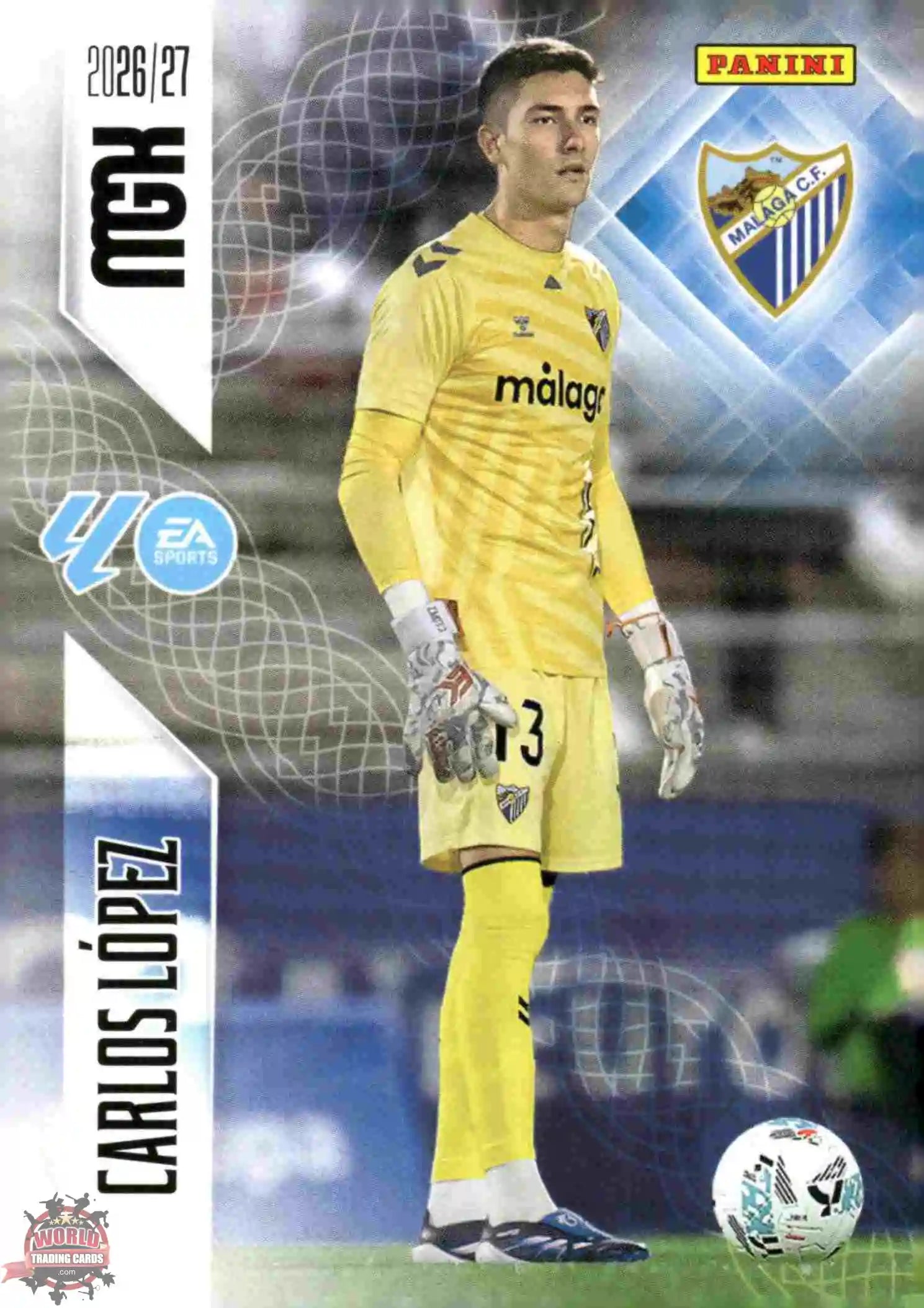 Panini | Megacracks | 2026-2027 | #237 | Carlos López | Málaga CF | Basico