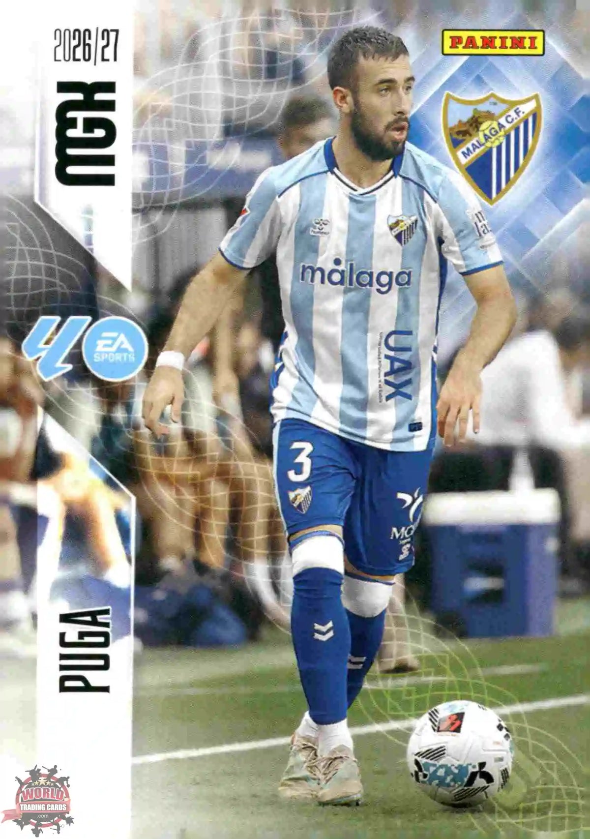 Panini | Megacracks | 2026-2027 | #238 | Puga | Málaga CF | Basico