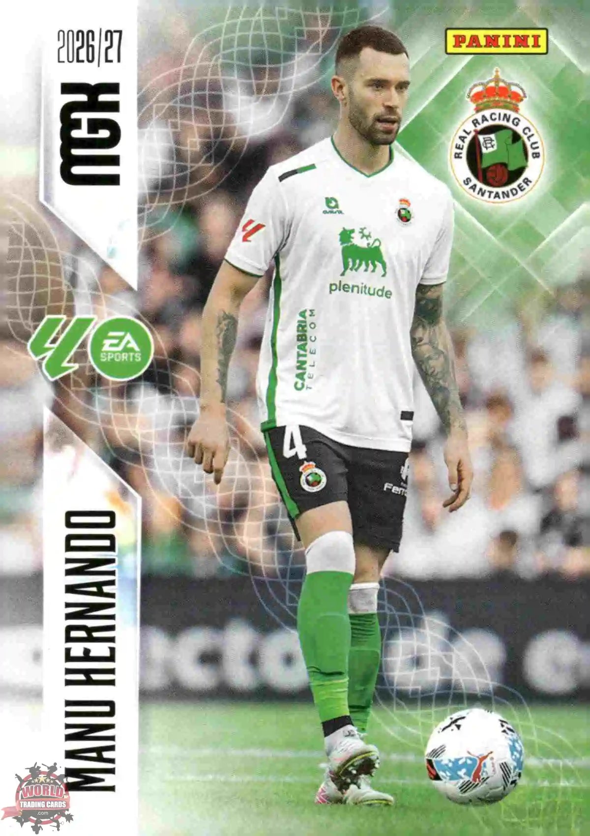 Panini | Megacracks | 2026-2027 | #278 | Manu Hernando | Real Racing Club | Basico