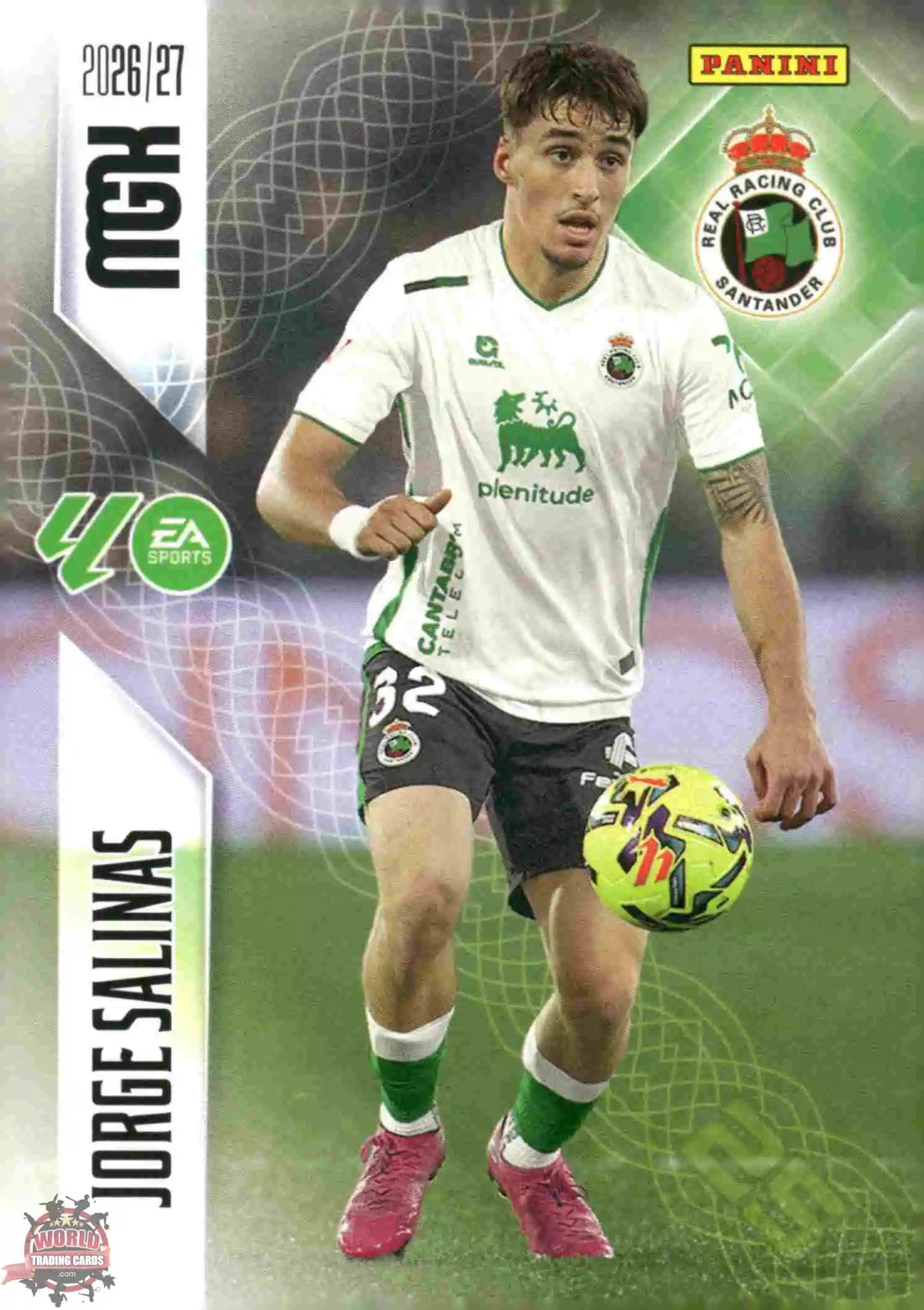 Panini | Megacracks | 2026-2027 | #279 | Jorge Salinas | Real Racing Club | Basico