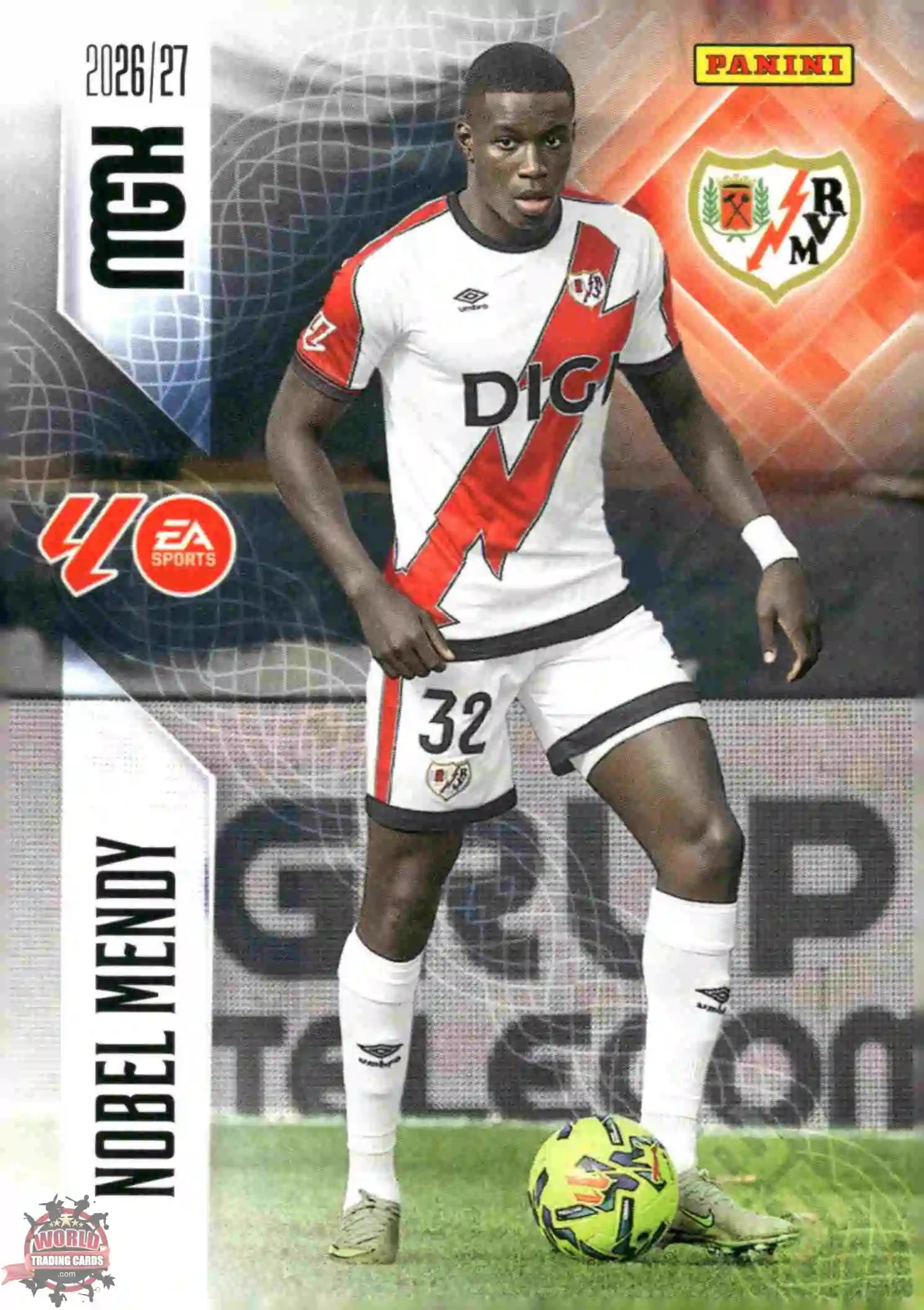 Panini | Megacracks | 2026-2027 | #295 | Nobel Mendy | Rayo Vallecano | Basico