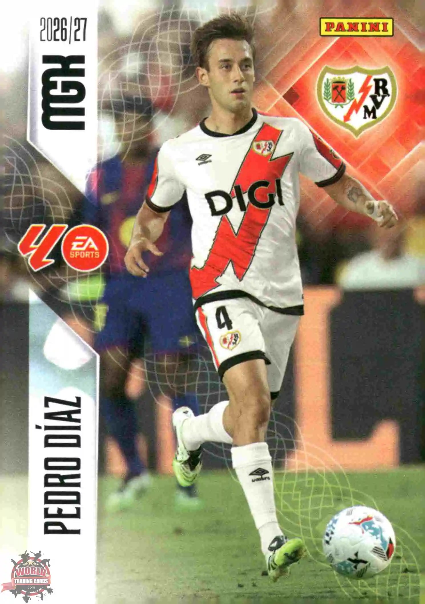 Pedro Díaz - Rayo Vallecano - Panini Megacracks - 2025-2026 - #298 - Basic