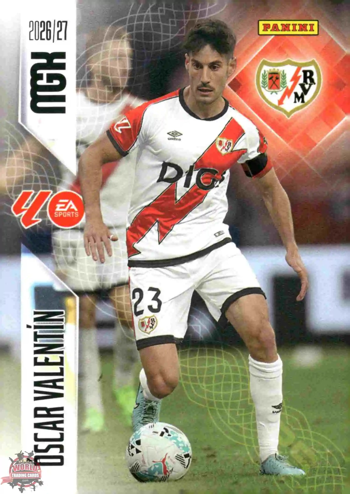 Panini | Megacracks | 2026-2027 | #300 | Óscar Valentín | Rayo Vallecano | Basico