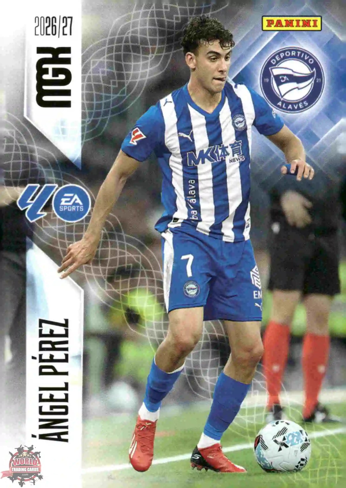 Panini | Megacracks | 2026-2027 | #033 | Ángel Pérez | Deportivo Alavés | Basico