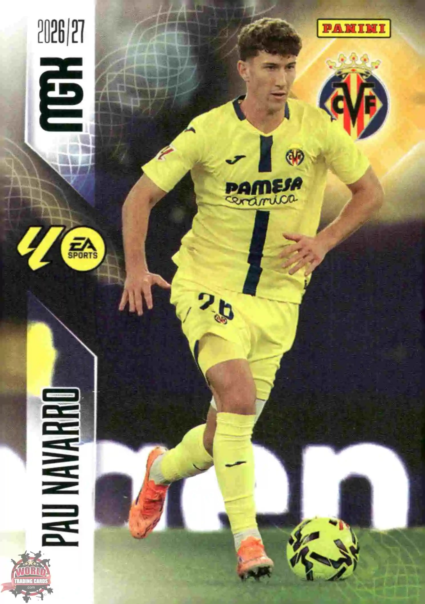Panini | Megacracks | 2026-2027 | #365 | Pau Navarro | Villarreal CF | Basico