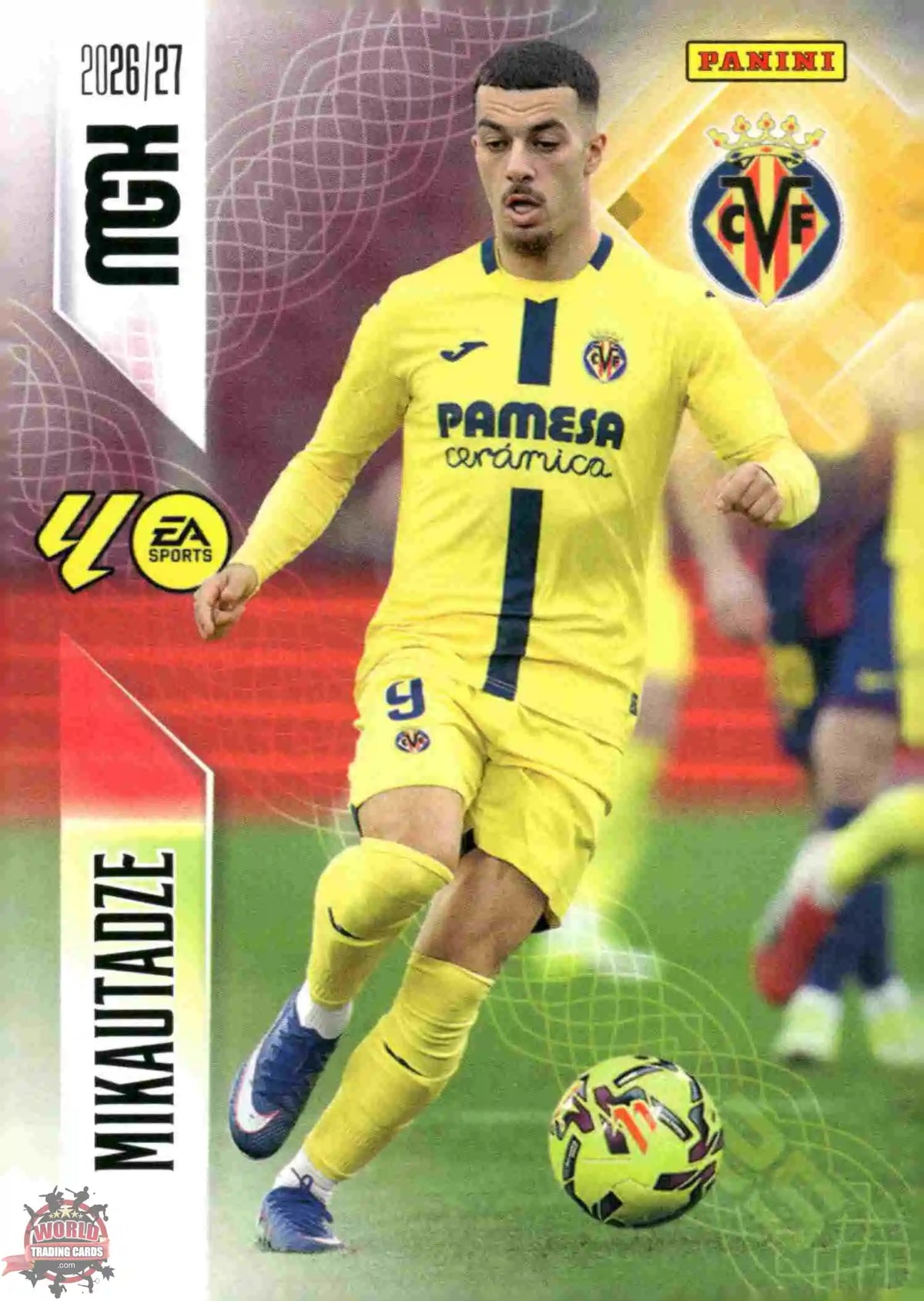 Panini | Megacracks | 2026-2027 | #376 | Mikautadze | Villarreal CF | Basico