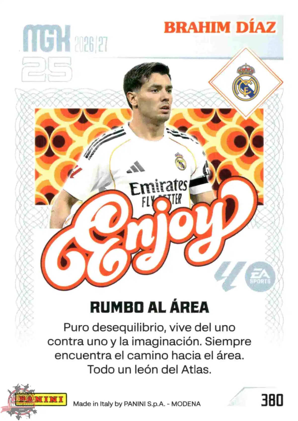 Panini | Megacracks | 2026-2027 | #380 | Brahim Díaz | Real Madrid | Enjoy