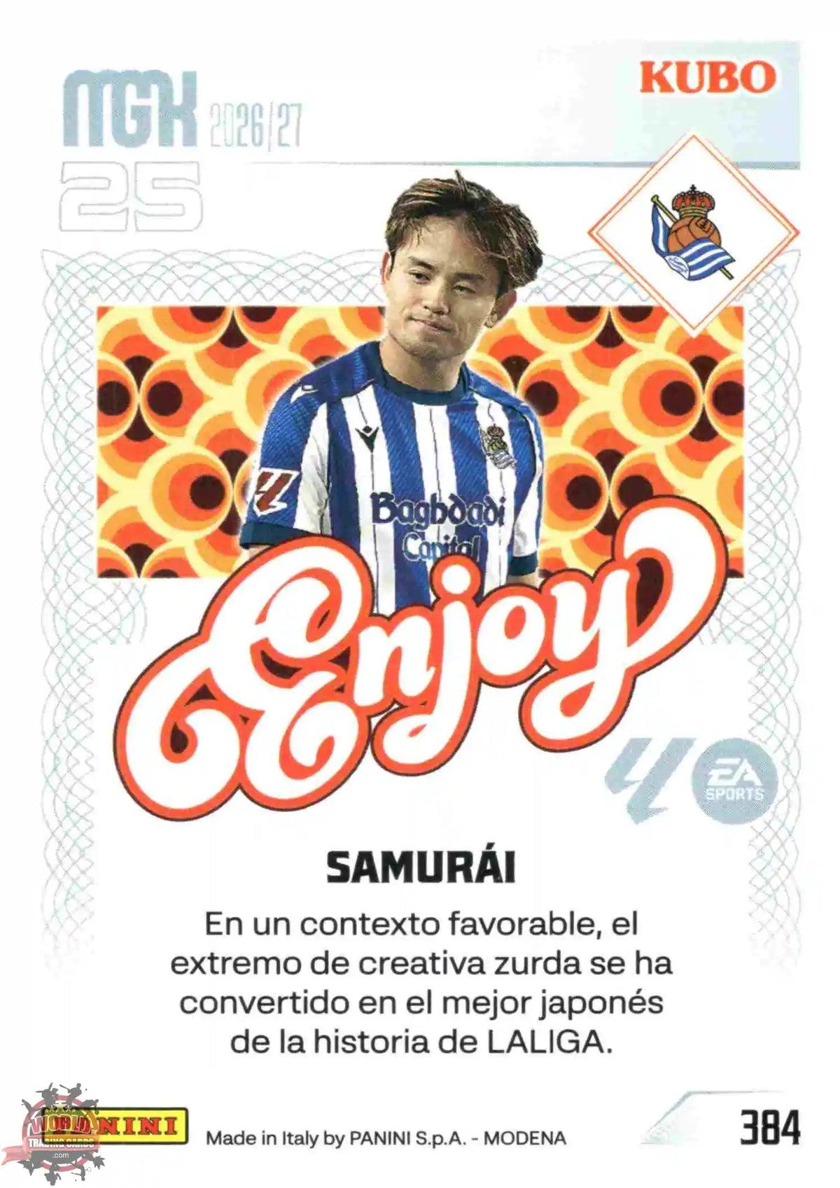 Panini | Megacracks | 2026-2027 | #384 | Kubo | Real Sociedad | Enjoy