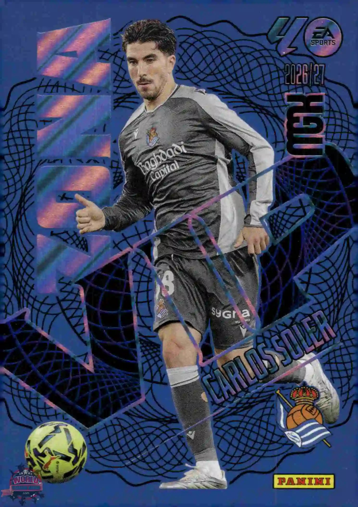 Panini | Megacracks | 2026-2027 | #390 | Carlos Soler | Real Sociedad | Zona Vip