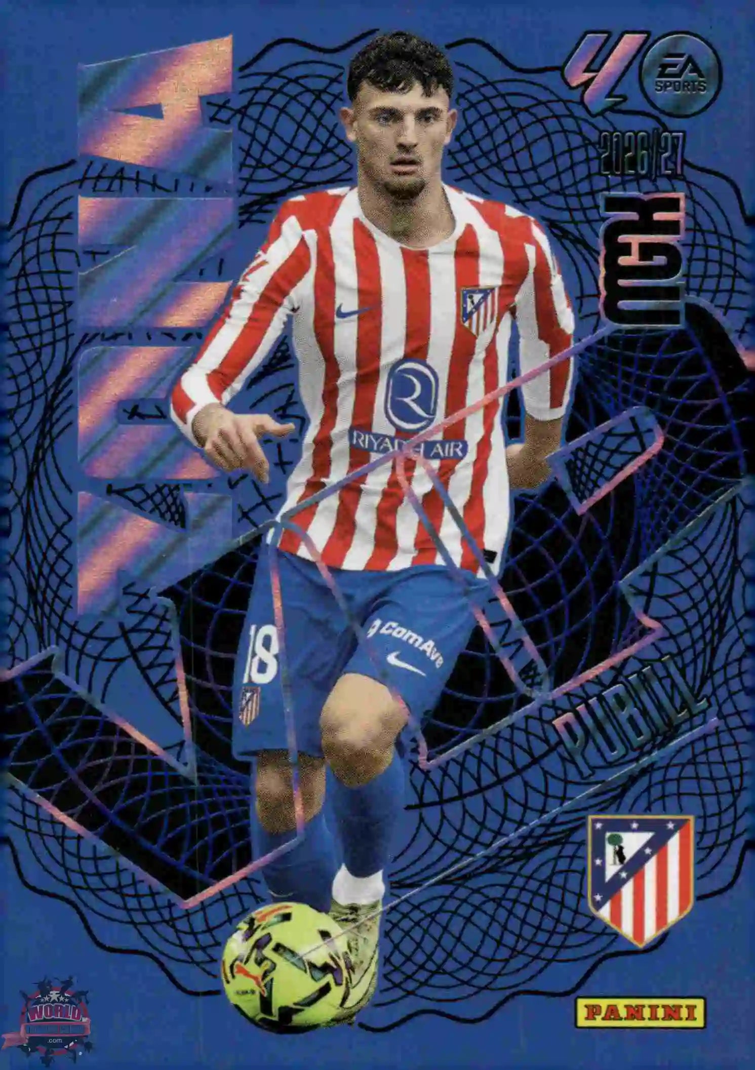 Panini | Megacracks | 2026-2027 | #404 | Pubill | Atlético de Madrid | Zona Vip