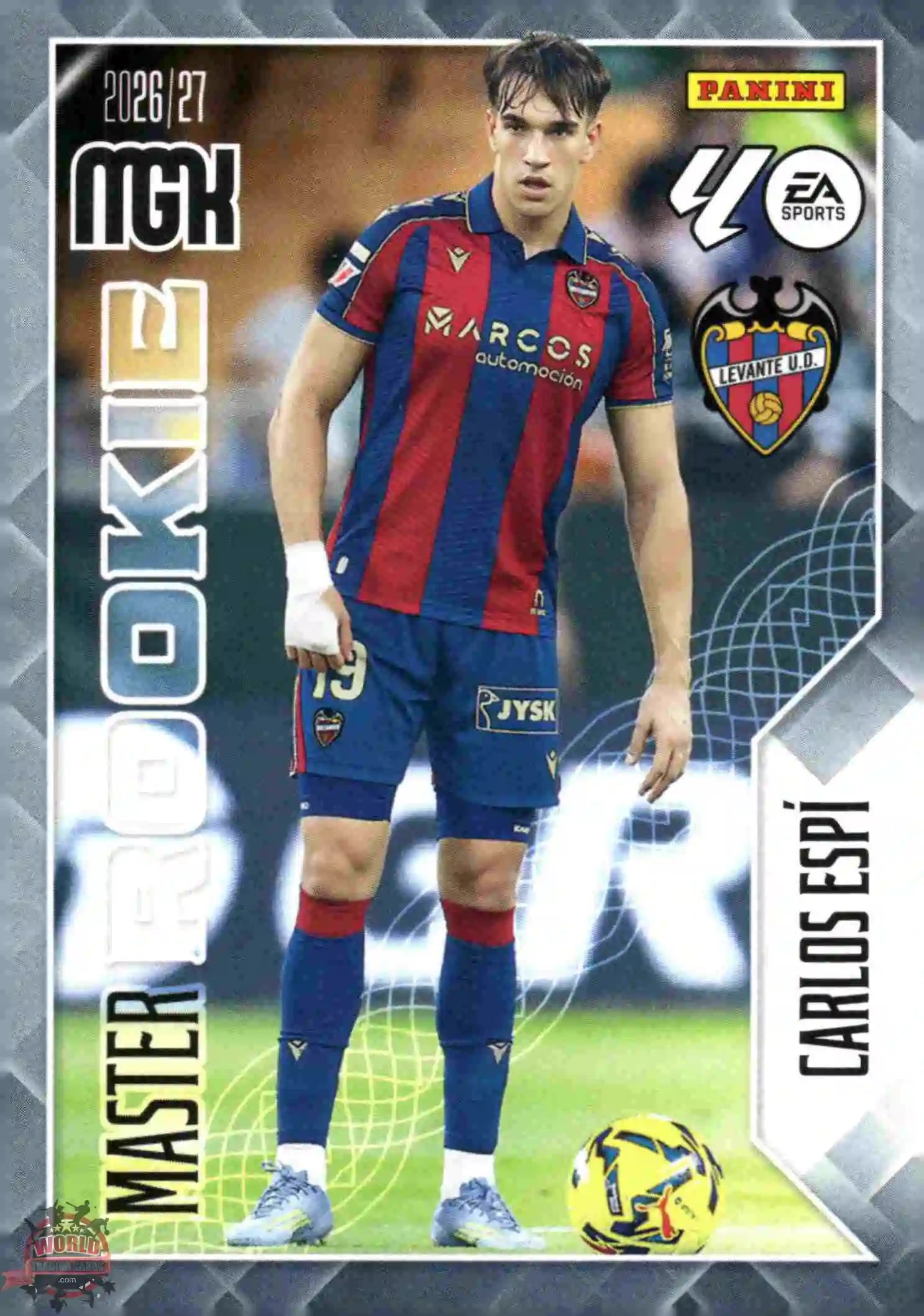Panini | Megacracks | 2026-2027 | #408 | Carlos Espí | UD Levante | Master Rookie