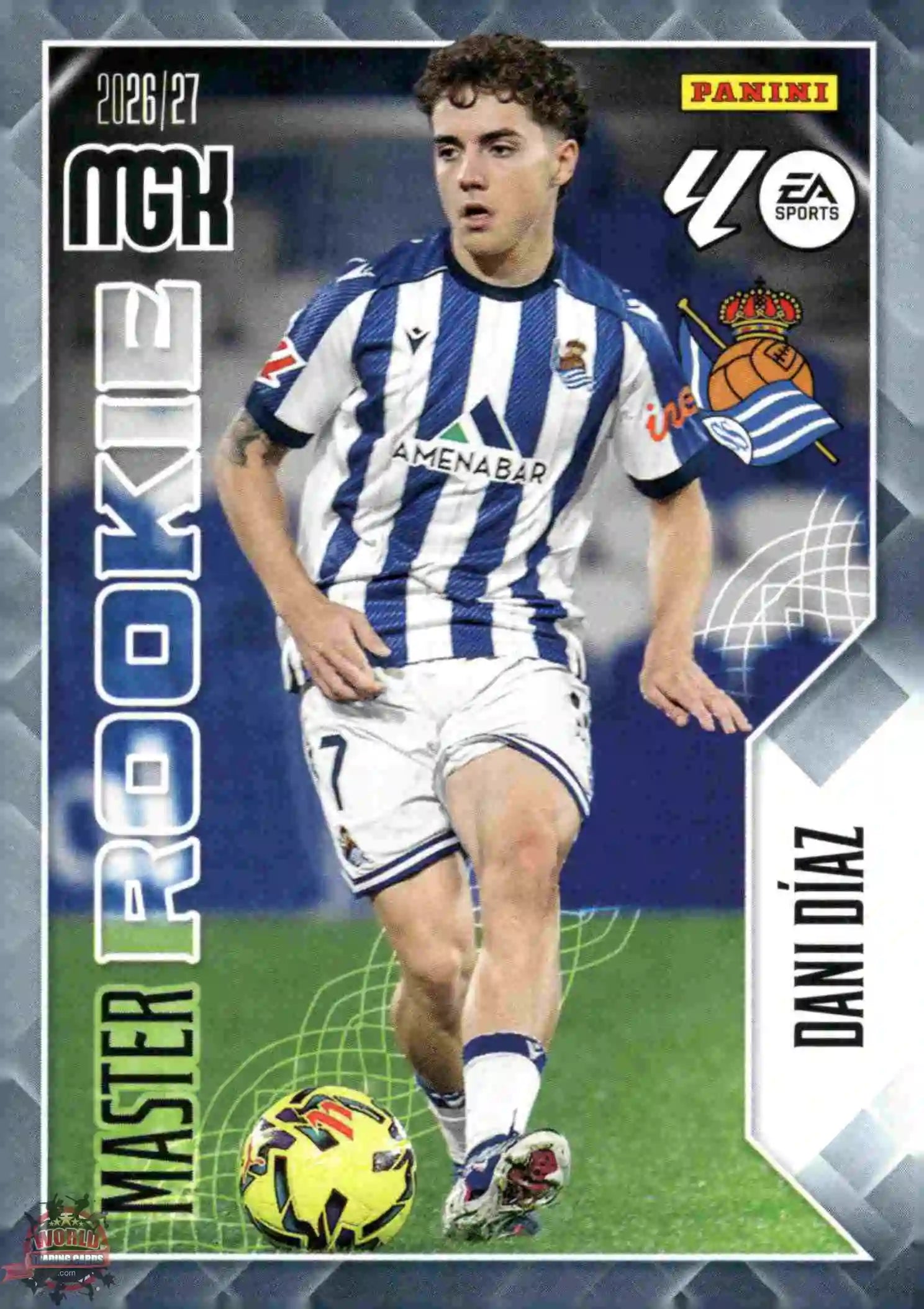Panini | Megacracks | 2026-2027 | #411 | Dani Díaz | Real Sociedad | Master Rookie