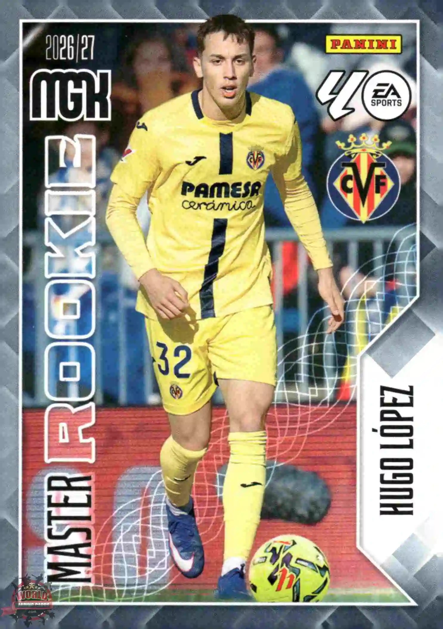 Panini | Megacracks | 2026-2027 | #412 | Hugo López | Villarreal CF | Master Rookie