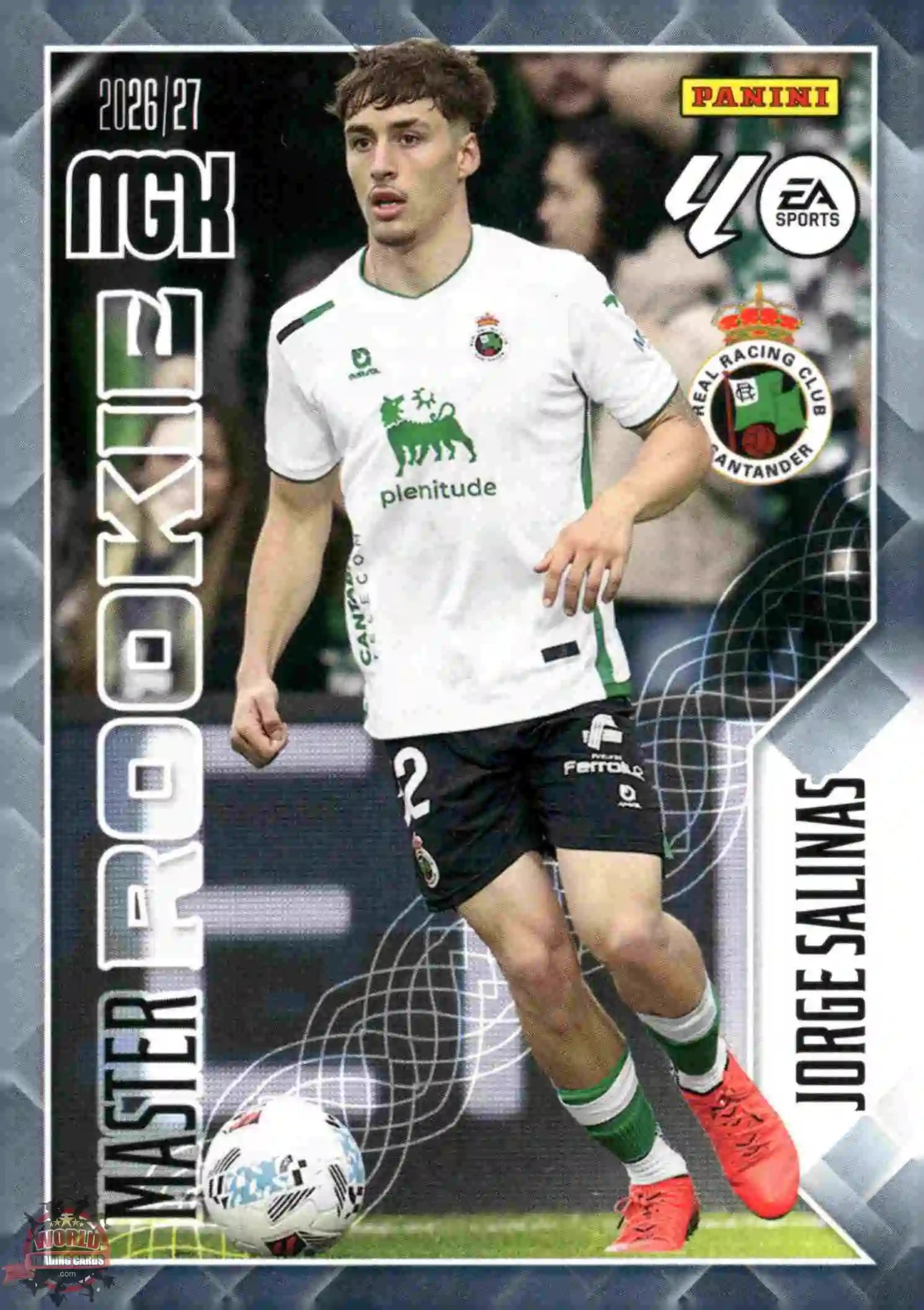 Panini | Megacracks | 2026-2027 | #414 | Jorge Salinas | Real Racing Club | Master Rookie