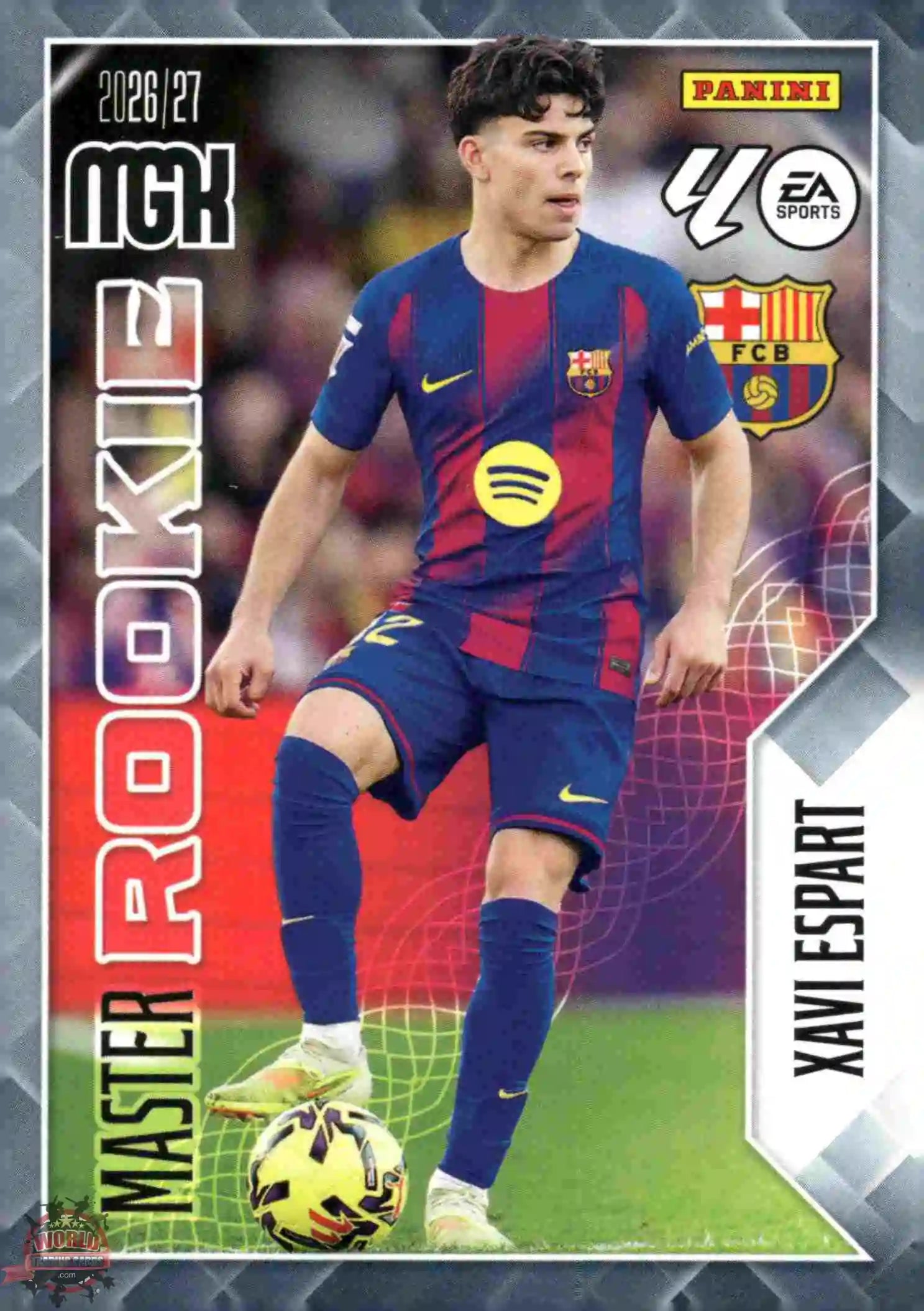 Panini | Megacracks | 2026-2027 | #422 | Xavi Espart | FC Barcelona | Master Rookie