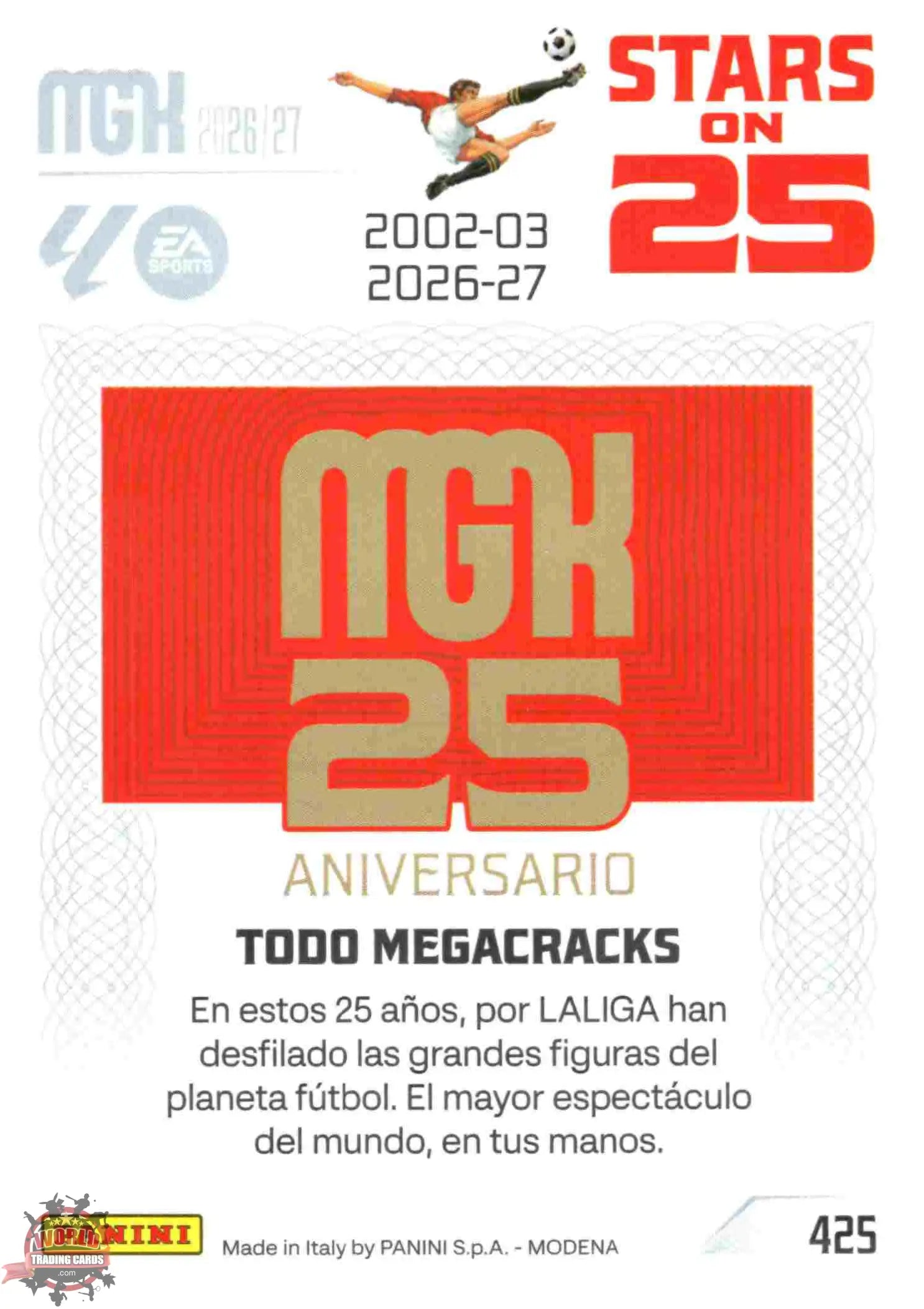 Panini | Megacracks | 2026-2027 | #425 | Collage 7 Jugadores | Stars on 25