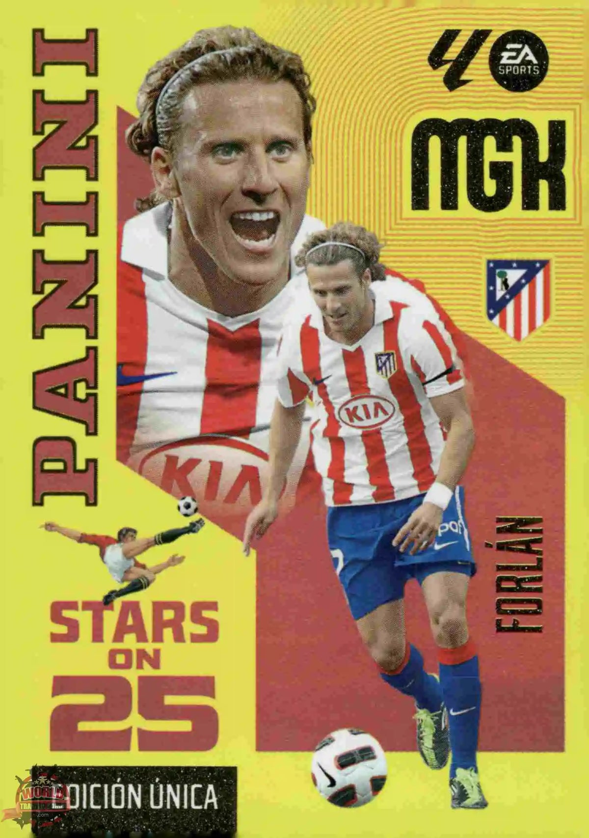 Panini | Megacracks | 2026-2027 | #439 | Forlán | Atlético de Madrid | Stars on 25