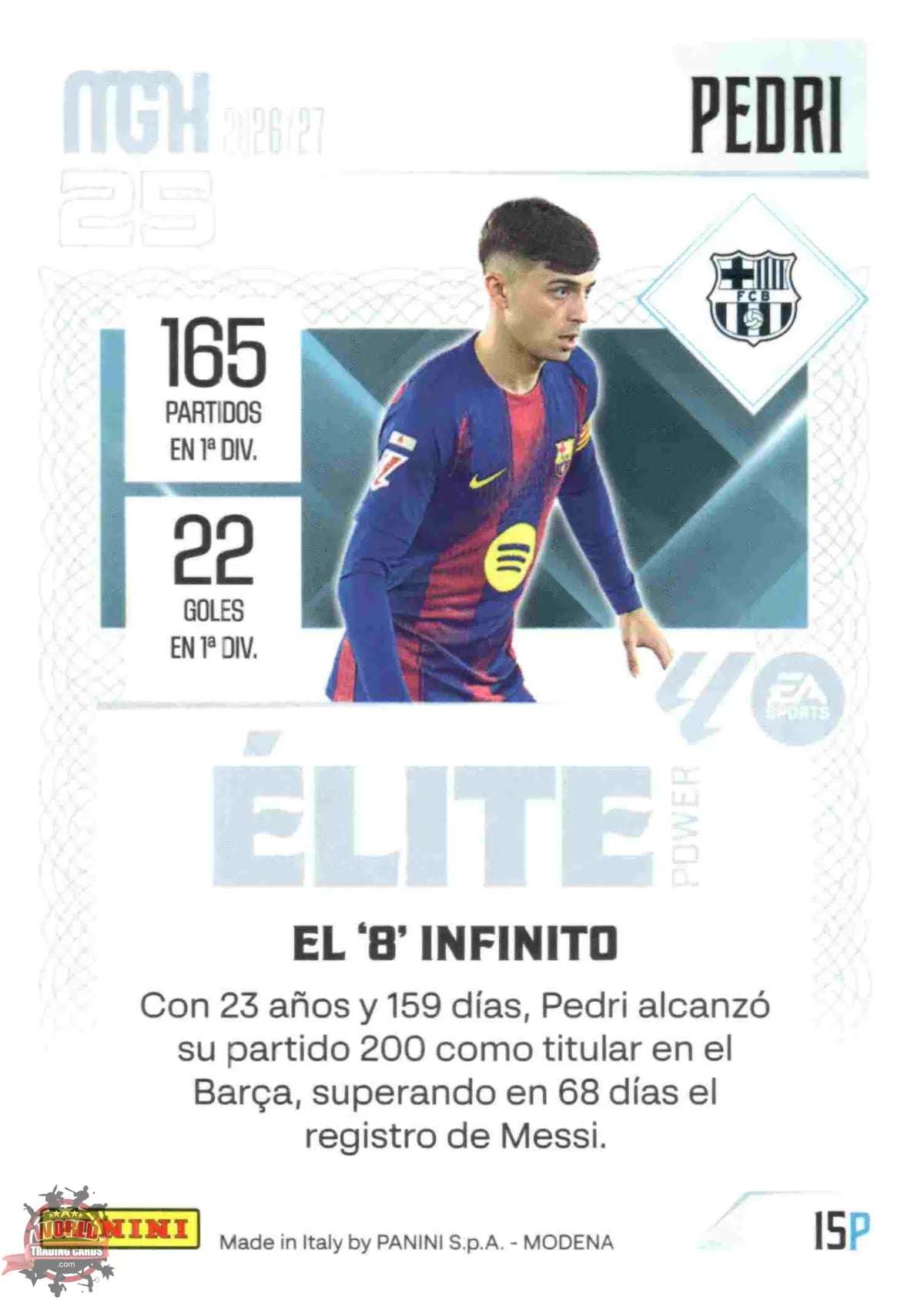 Panini | Megacracks | 2026-2027 | #015P | Pedri | FC Barcelona | Elite Power