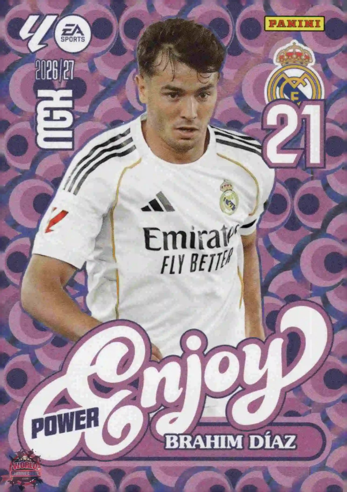 Panini | Megacracks | 2026-2027 | #380P | Brahim Díaz | Real Madrid | Enjoy Power
