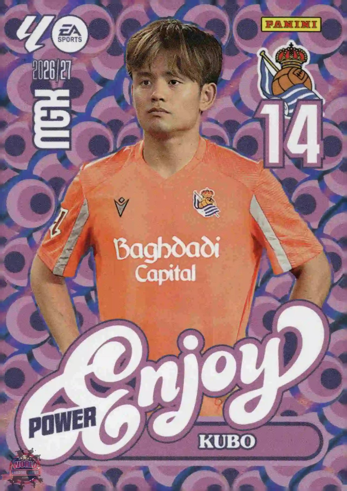 Panini | Megacracks | 2026-2027 | #384P | Kubo | Real Sociedad | Enjoy Power