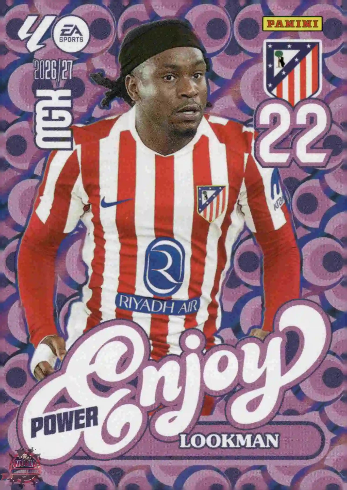 Panini | Megacracks | 2026-2027 | #385P | Lookman | Atlético de Madrid | Enjoy Power