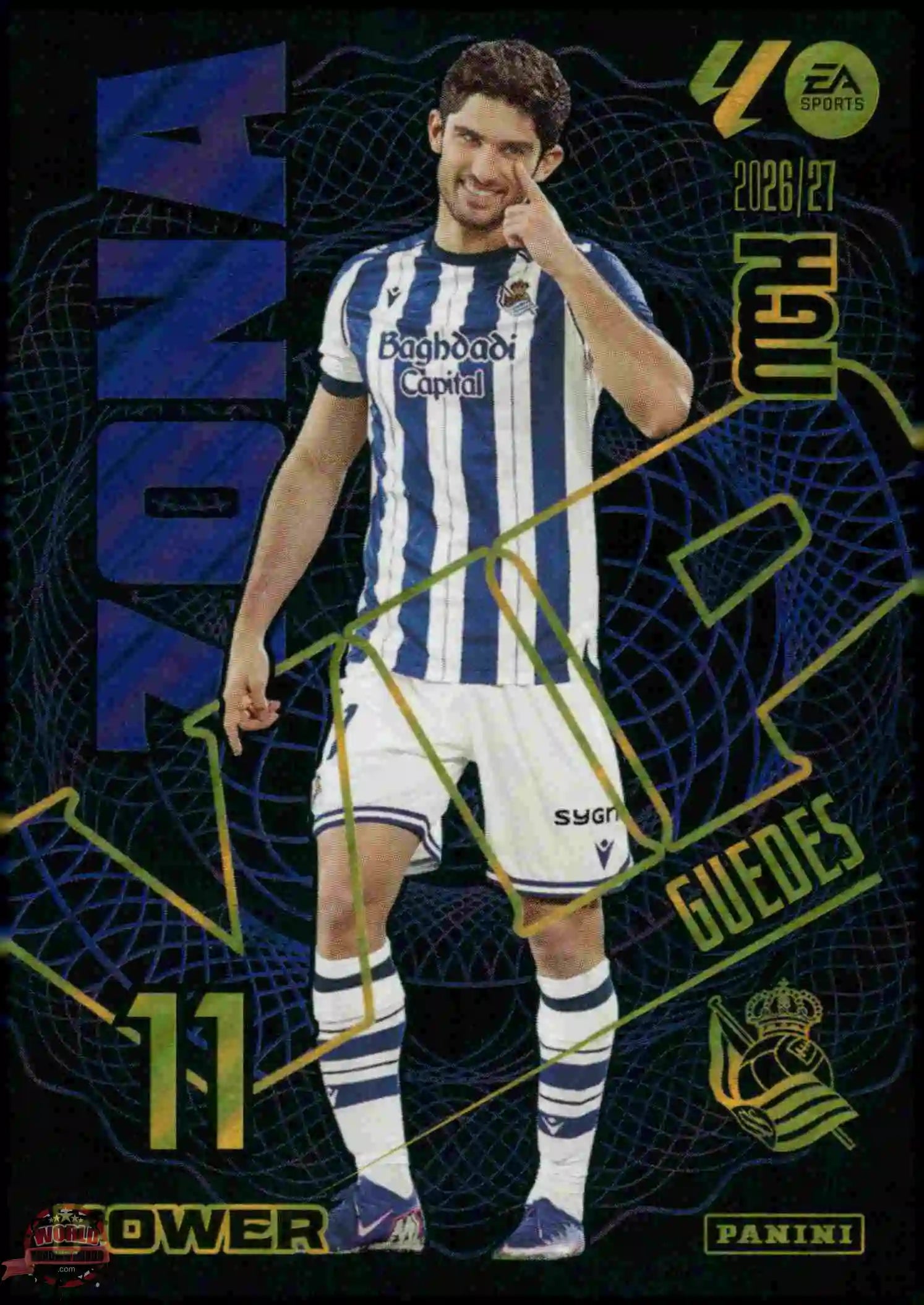 Panini | Megacracks | 2026-2027 | #395P | Guedes | Real Sociedad | Zona Vip Power