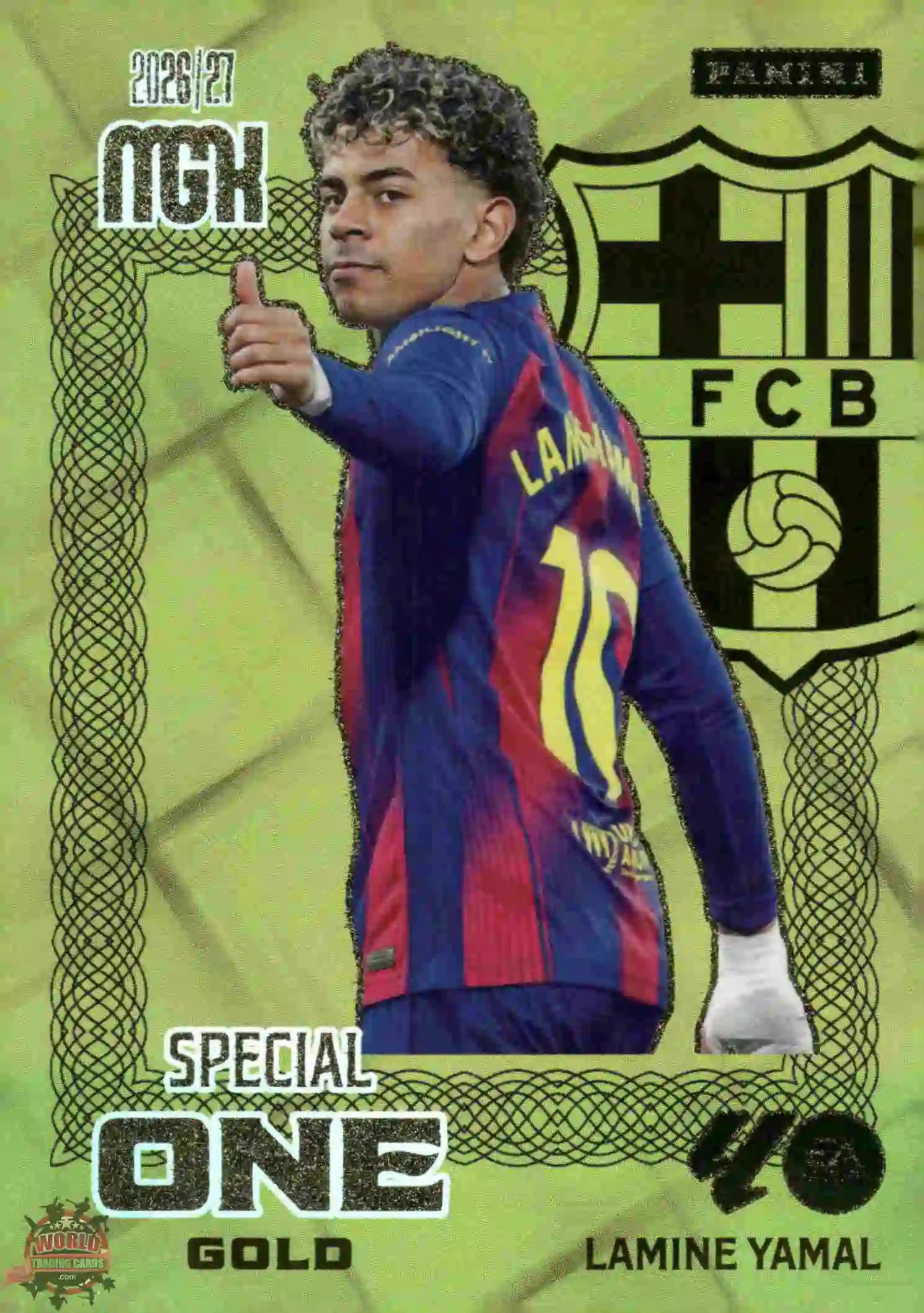 Panini | Megacracks | 2026-2027 | #SOG02 | Lamine Yamal | FC Barcelona | Special One Gold