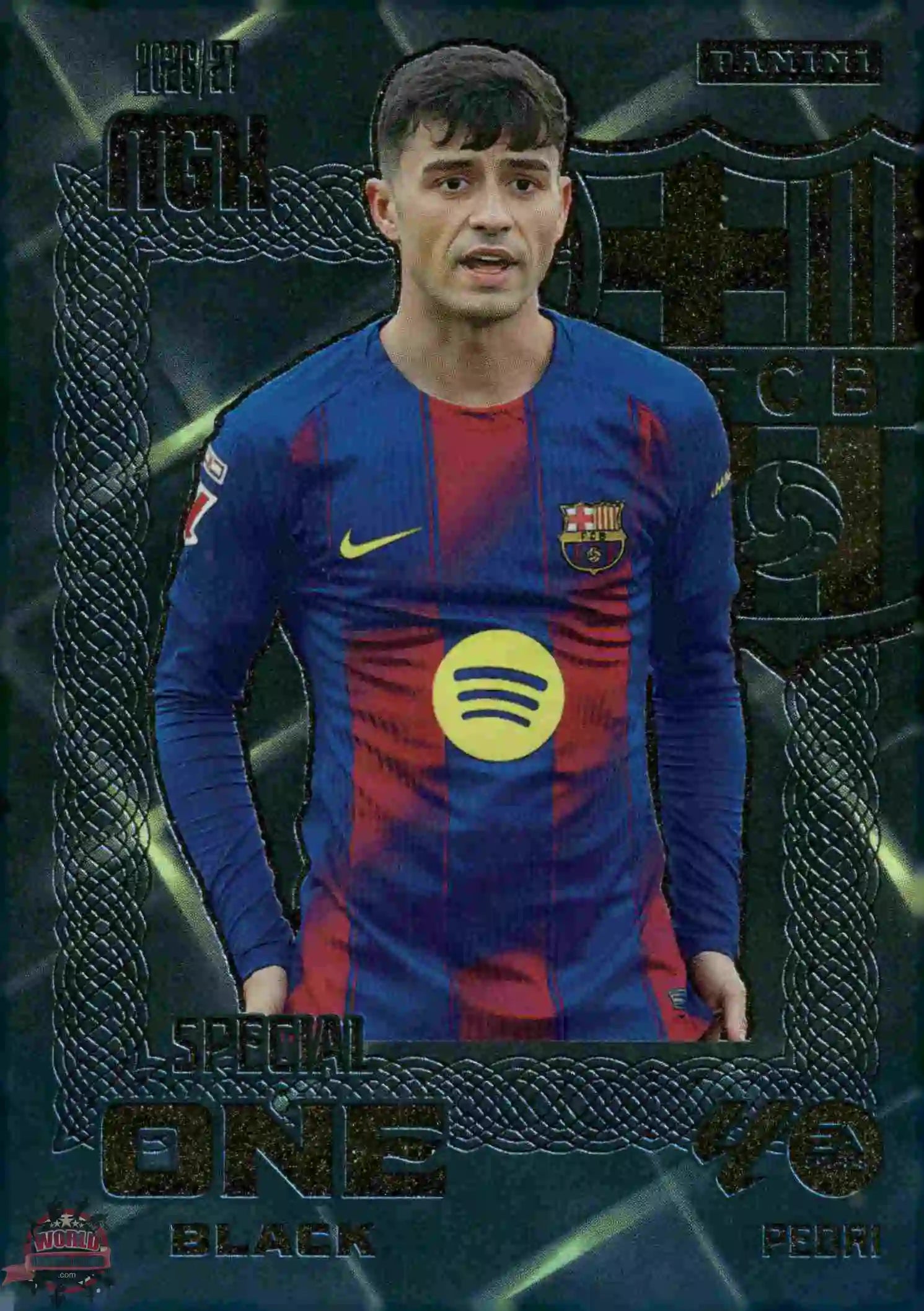 Panini | Megacracks | 2026-2027 | #SOB04 | Pedri | FC Barcelona | Special One Black