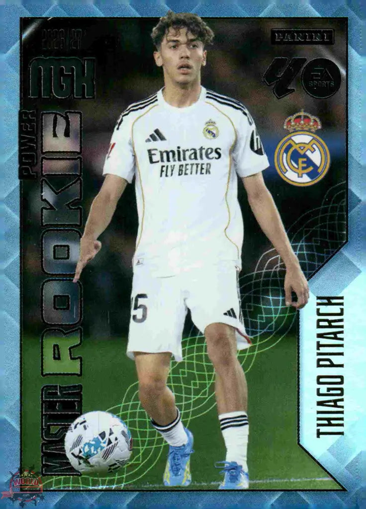 Panini | Megacracks | 2026-2027 | #419P | Thiago Pitarch | Real Madrid | Master Rookie Power