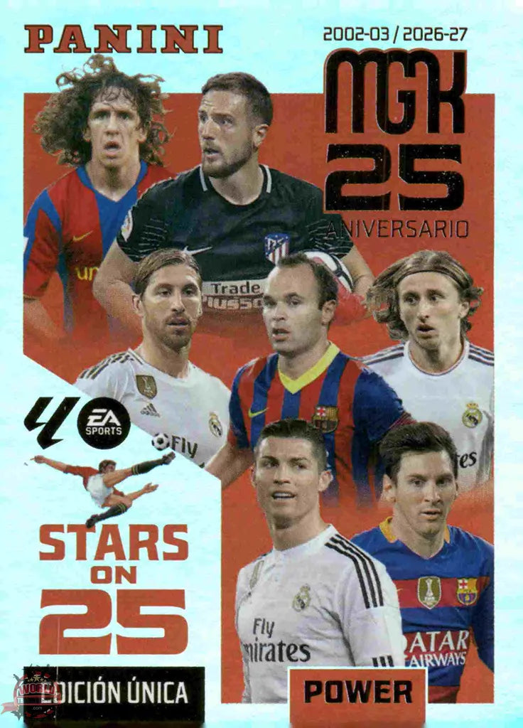Panini | Megacracks | 2026-2027 | #425P | Collage 7 Jugadores | Stars on 25 Power
