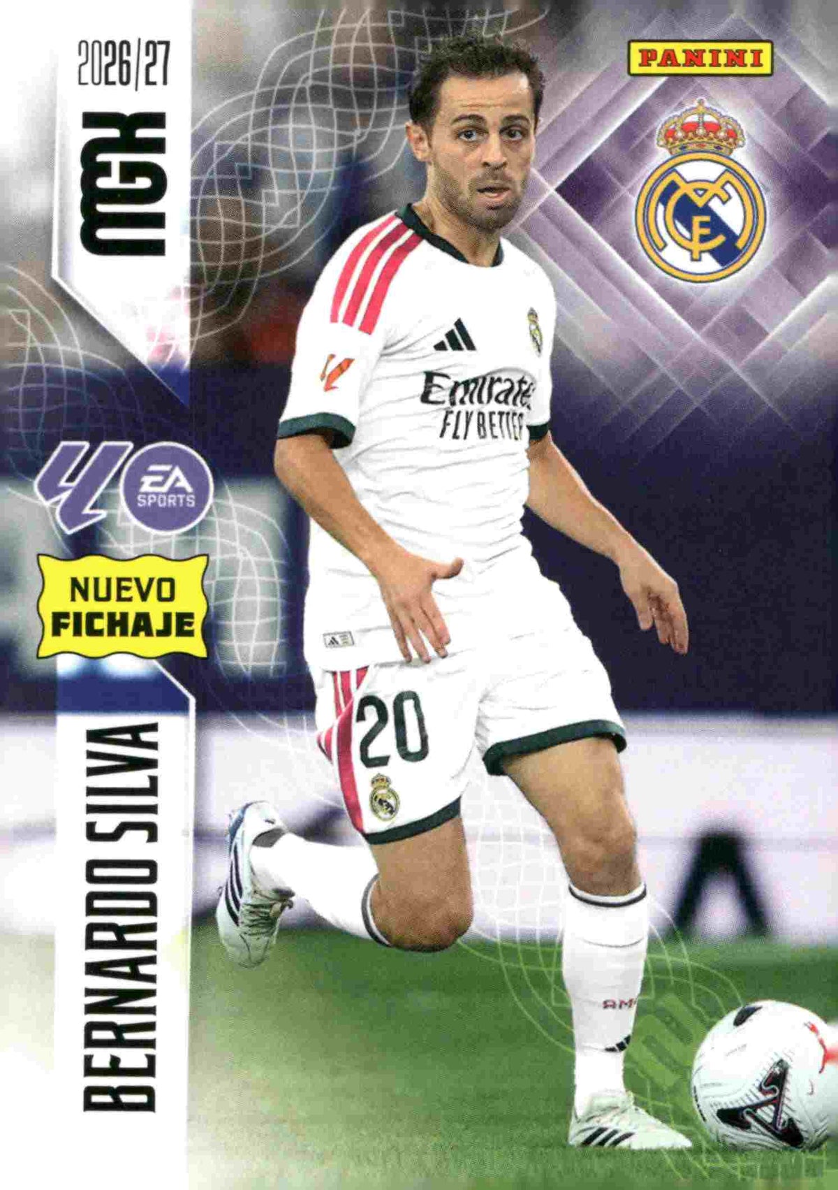 Panini | Megacracks | 2026-2027 | #488 | Bernardo Silva | Real Madrid | Nuevo Fichaje