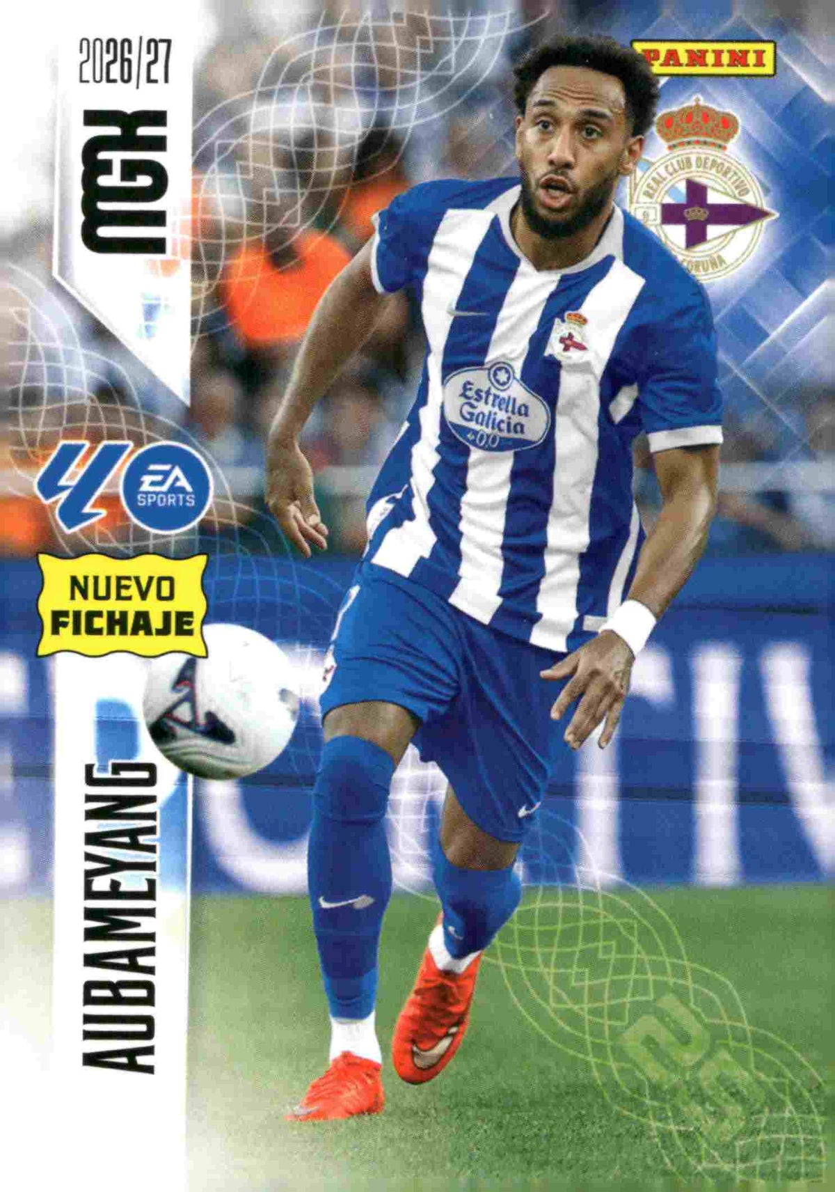 Panini | Megacracks | 2026-2027 | #485 | Aubameyang | RC Deportivo | Nuevo Fichaje