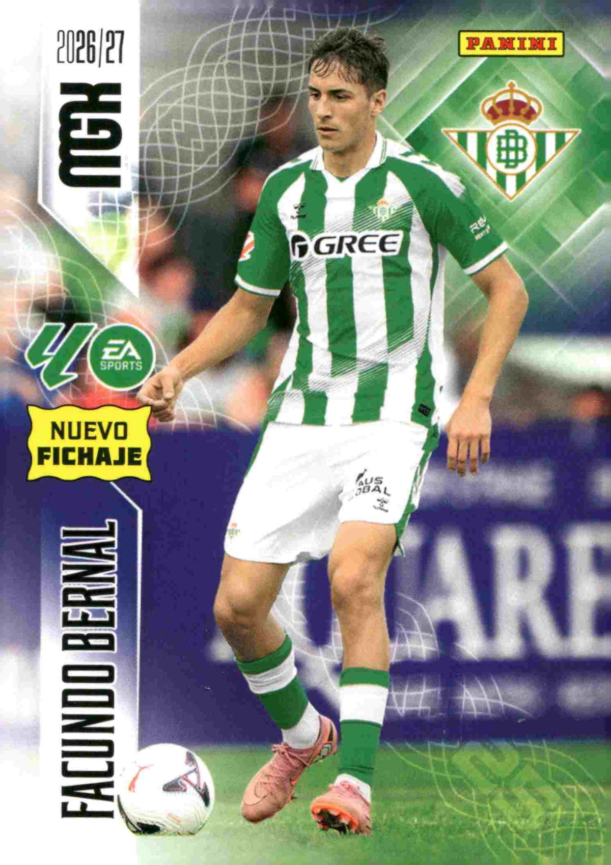 Panini | Megacracks | 2026-2027 | #484 | Facundo Bernal | Real Betis | Nuevo Fichaje