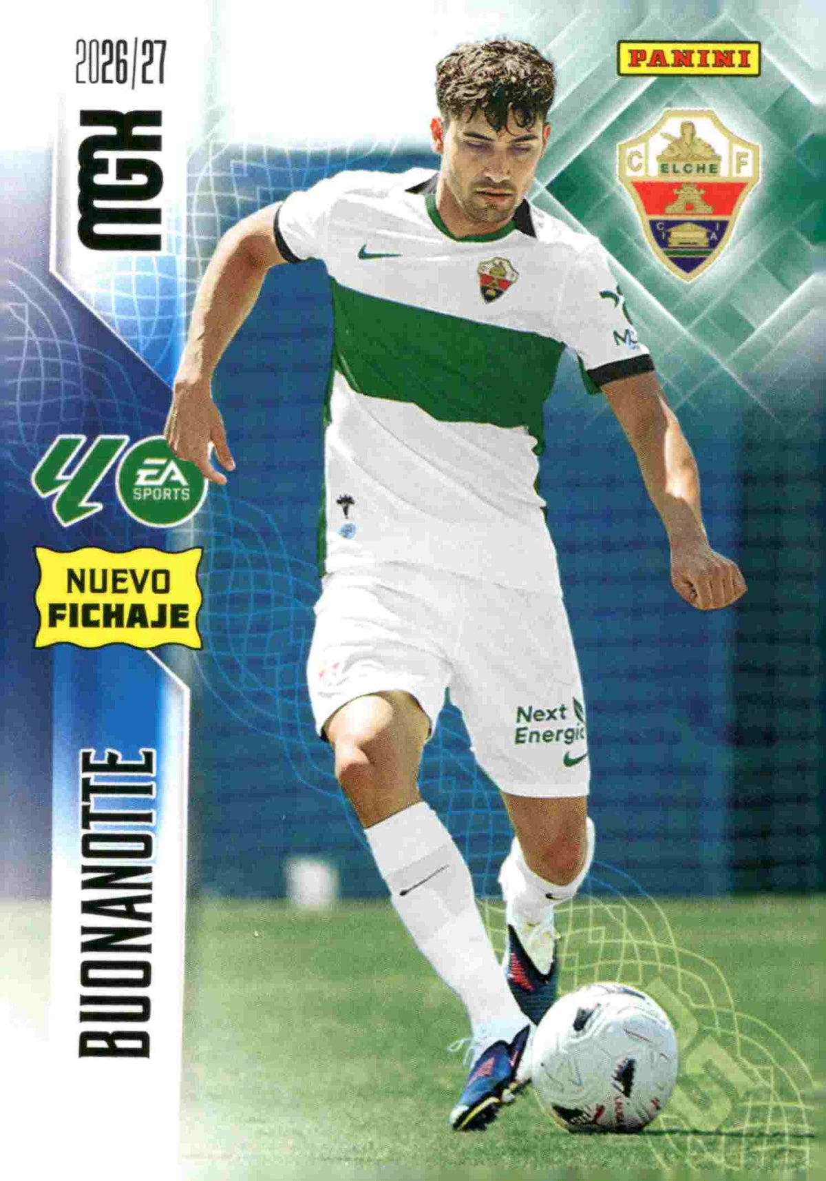 Panini | Megacracks | 2026-2027 | #480 | Buonanotte | Elche CF | Nuevo Fichaje
