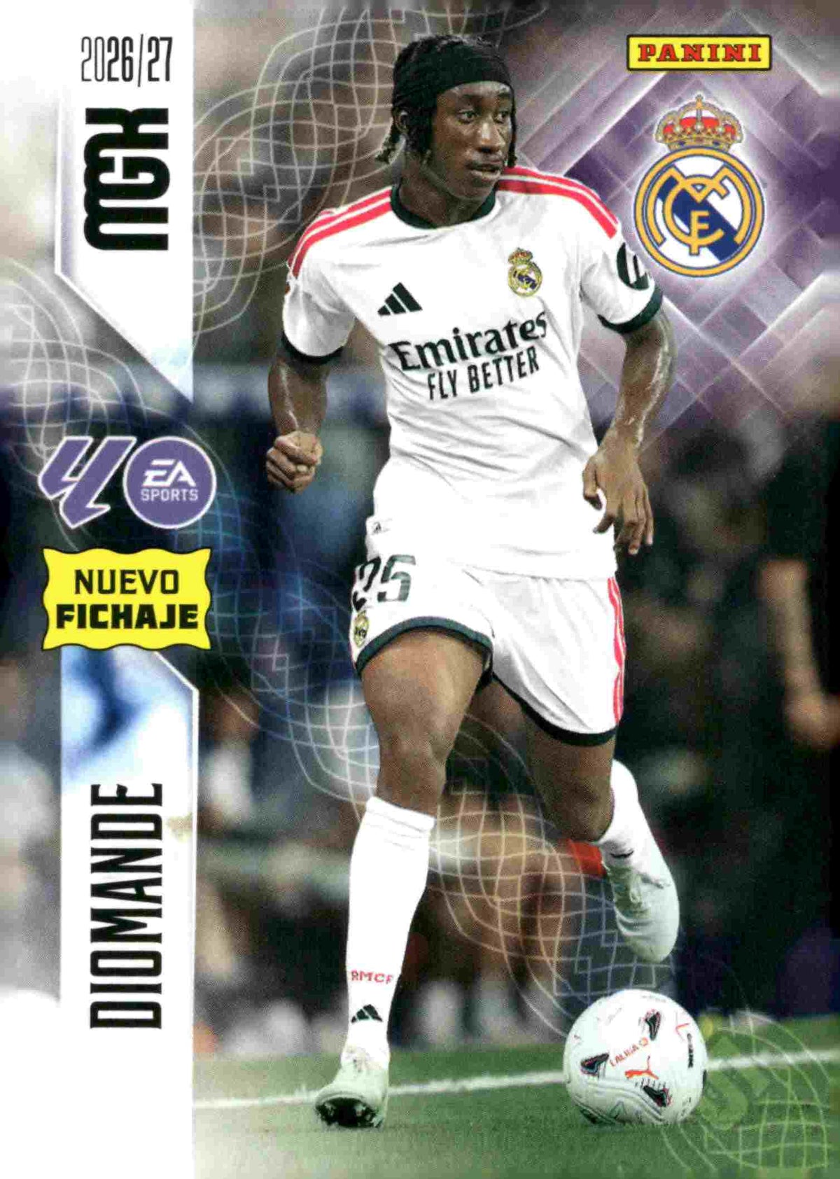 Panini | Megacracks | 2026-2027 | #478 | Diomande | Real Madrid | Nuevo Fichaje