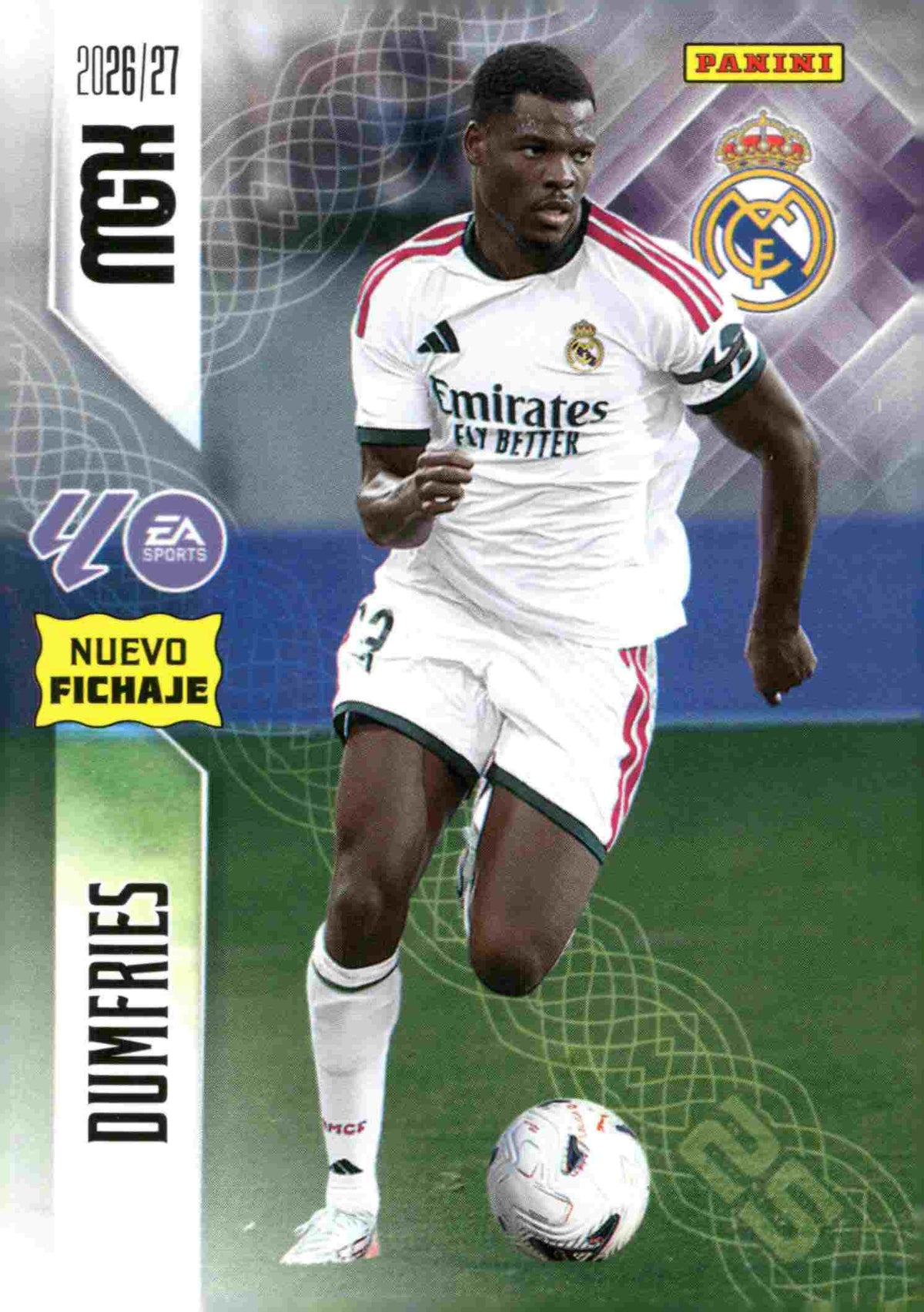 Panini | Megacracks | 2026-2027 | #472 | Dumfries | Real Madrid | Nuevo Fichaje