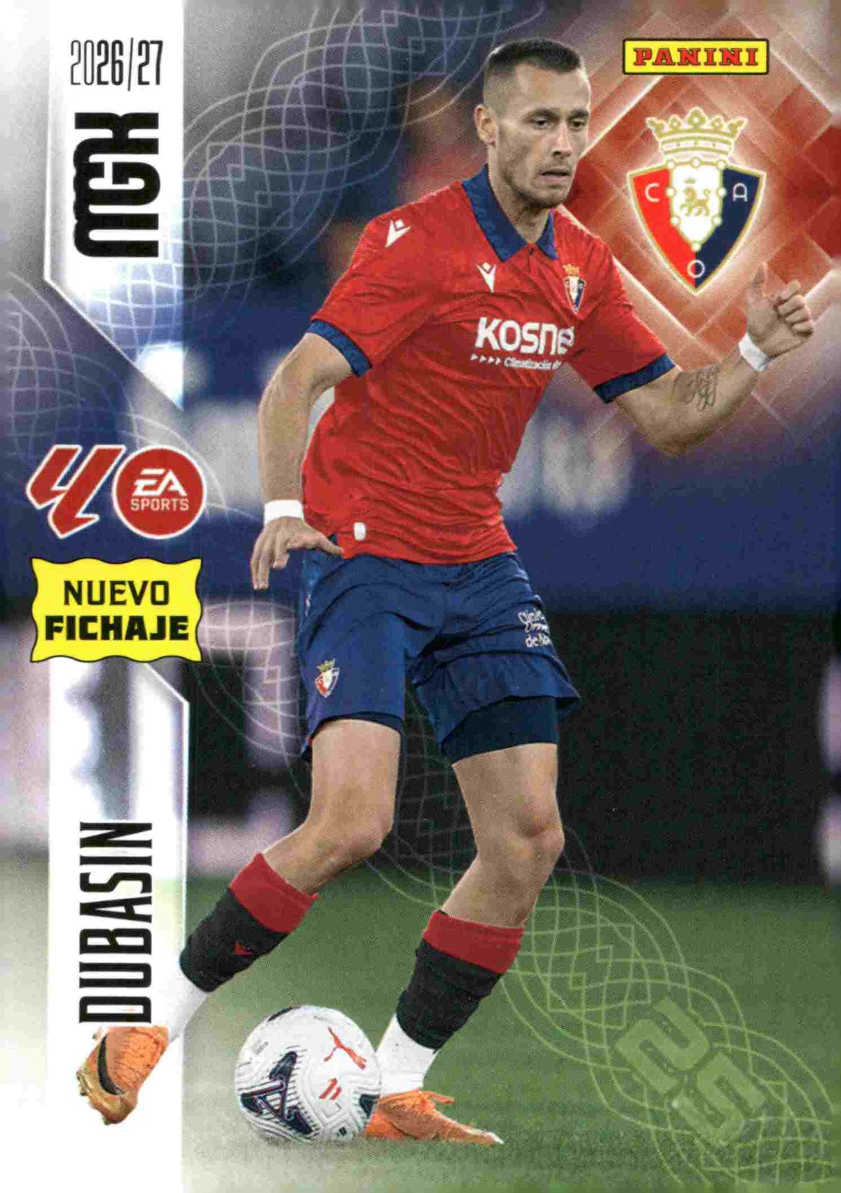 Panini | Megacracks | 2026-2027 | #467 | Dubasin | CA Osasuna | Nuevo Fichaje