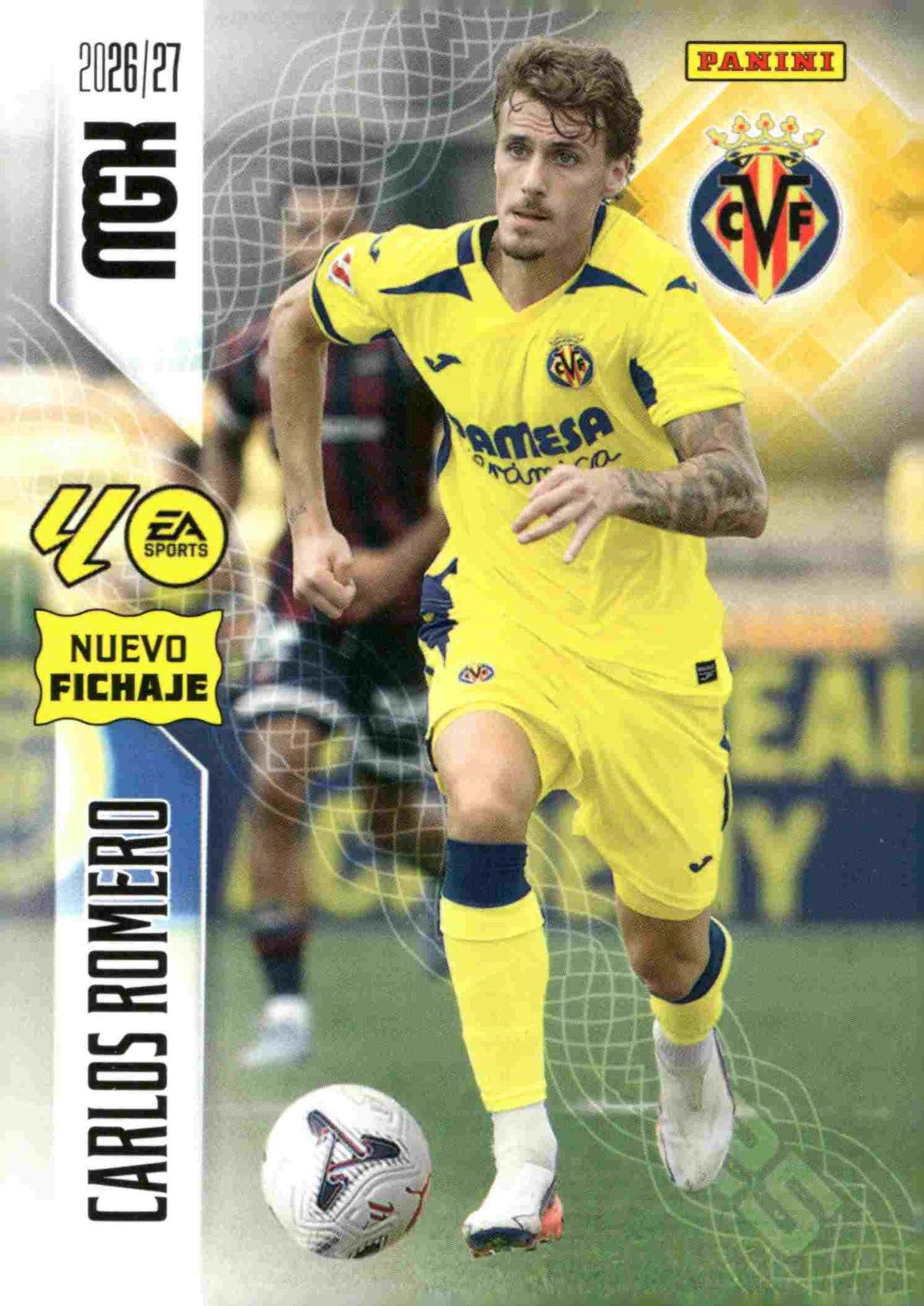 Panini | Megacracks | 2026-2027 | #466 | Carlos Romero | Villarreal CF | Nuevo Fichaje