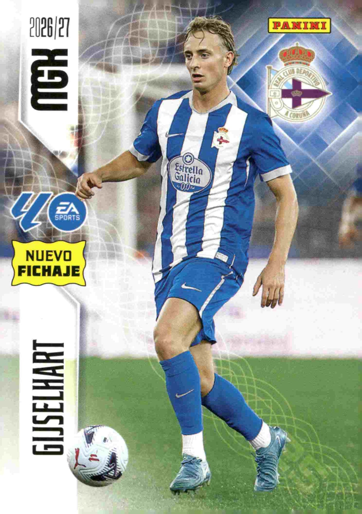 Panini | Megacracks | 2026-2027 | #463 | Gijselhart | RC Deportivo | Nuevo Fichaje