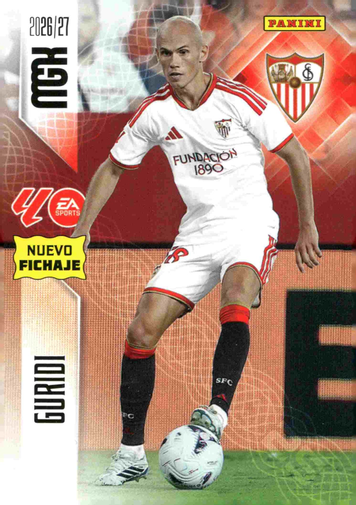 Panini | Megacracks | 2026-2027 | #461 | Guridi | Sevilla FC | Nuevo Fichaje