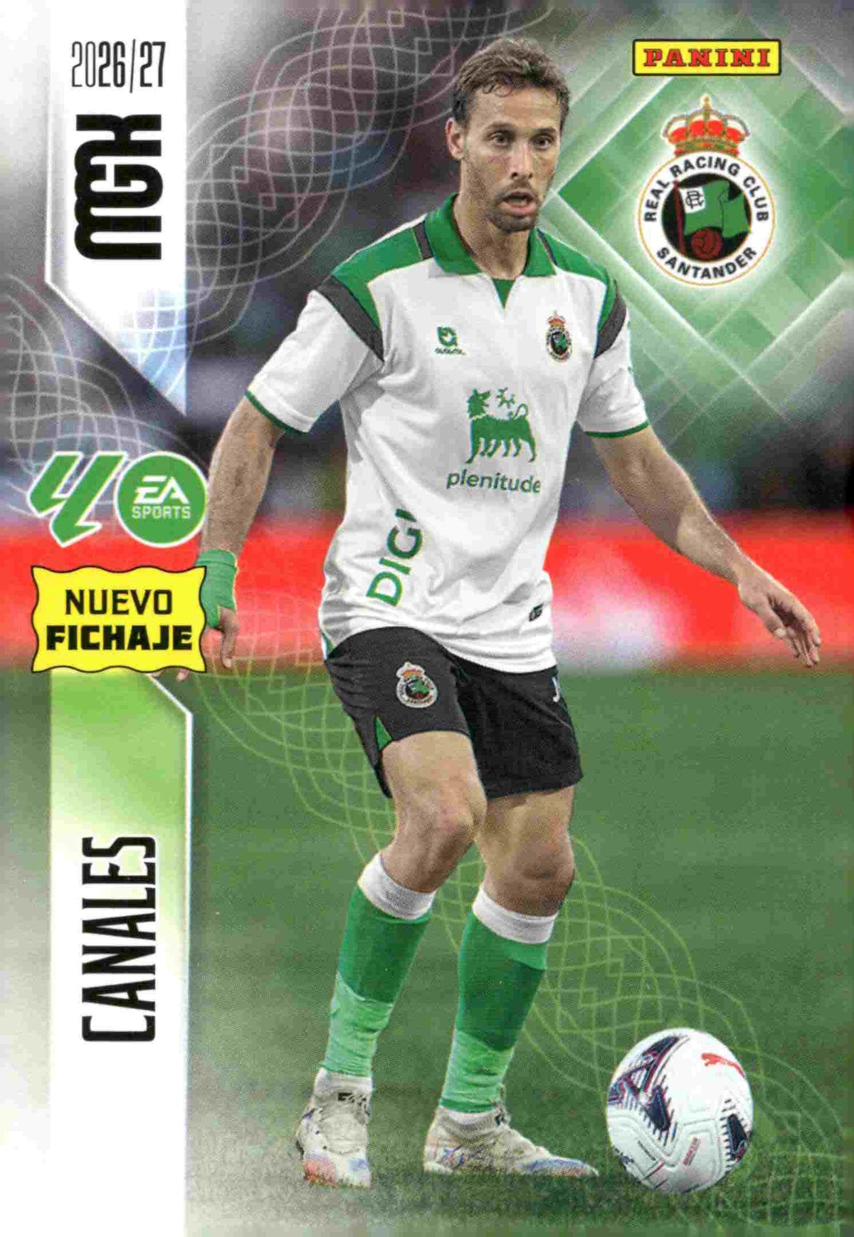 Panini | Megacracks | 2026-2027 | #460 | Canales | R. Racing Club | Nuevo Fichaje