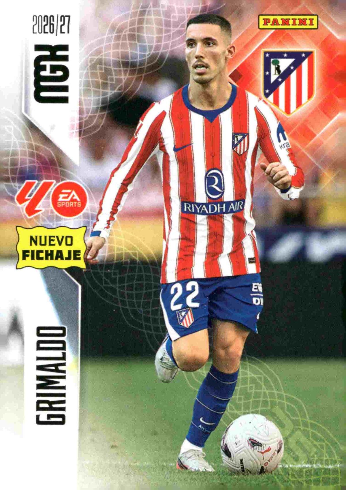 Panini | Megacracks | 2026-2027 | #459 | Grimaldo | Atlético de Madrid | Nuevo Fichaje