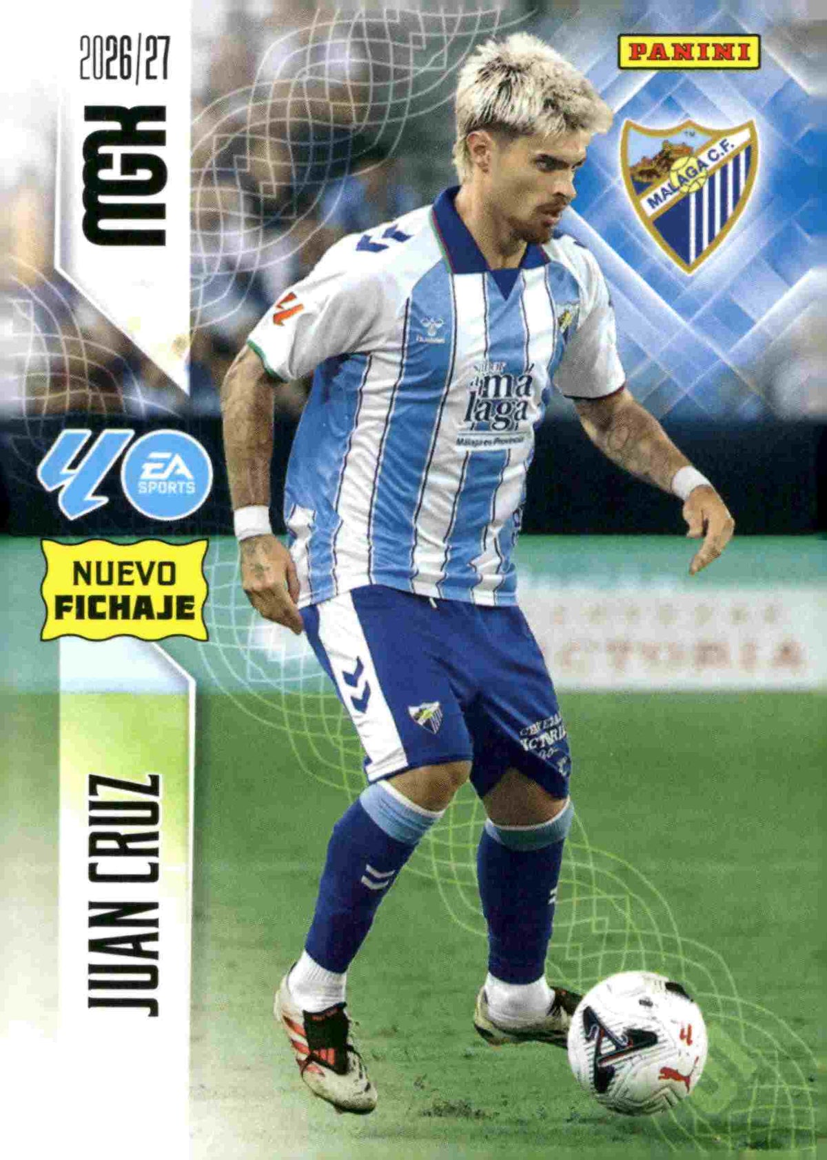Panini | Megacracks | 2026-2027 | #458 | Juan Cruz | Málaga FC | Nuevo Fichaje