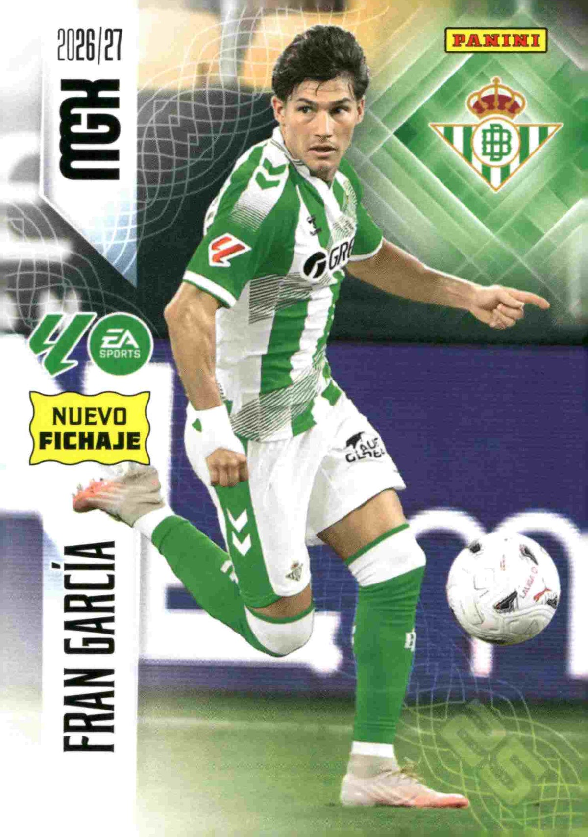 Panini | Megacracks | 2026-2027 | #455 | Fran García | Real Betis | Nuevo Fichaje