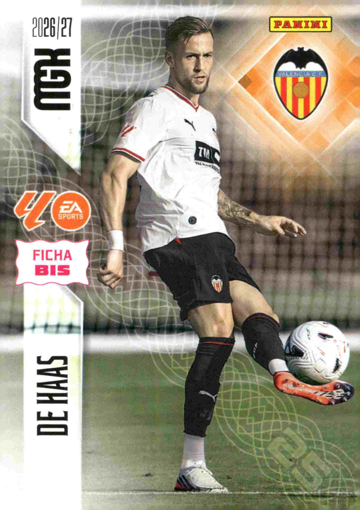 Panini | Megacracks | 2026-2027 | #350 BIS  | De Haas | Valencia CF | Basico Bis