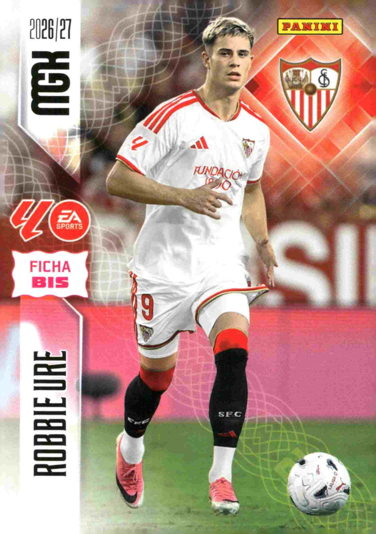 Panini | Megacracks | 2026-2027 | #341 BIS  | Robbie Ure | Sevilla FC | Basico Bis