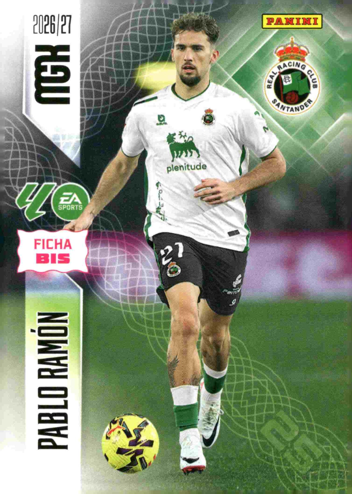 Panini | Megacracks | 2026-2027 | #275 BIS  | Pablo Ramón | Racing Club | Basico Bis