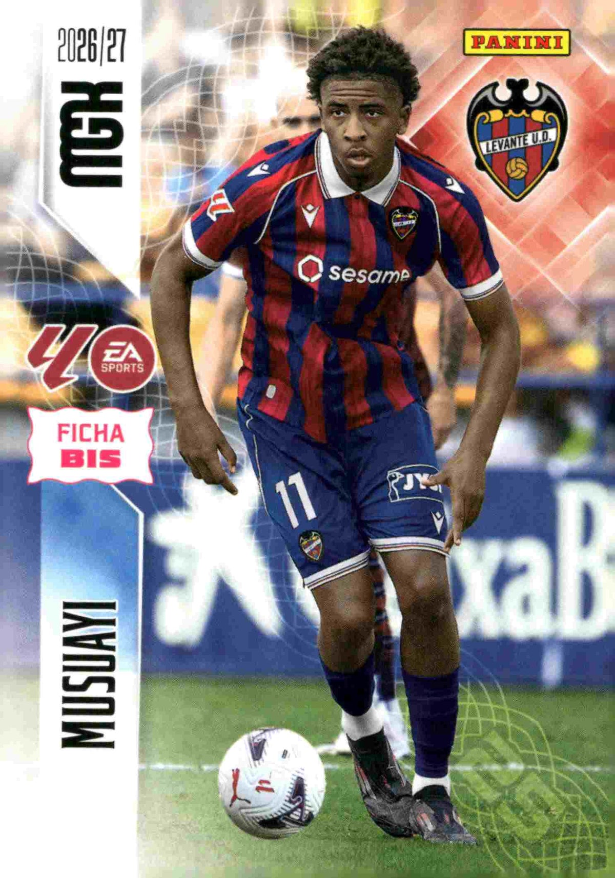 Panini | Megacracks | 2026-2027 | #215 BIS  | Musuayi | Levante UD | Basico Bis