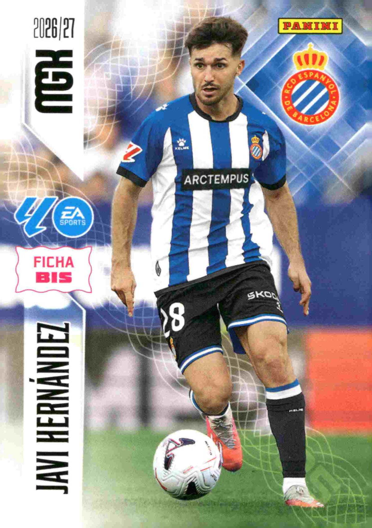 Panini | Megacracks | 2026-2027 | #175 BIS  | Javi Hernández | RCD Espanyol | Basico Bis