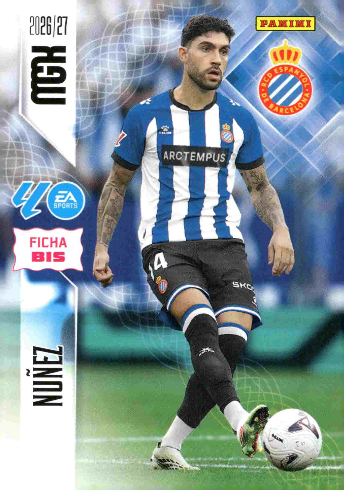 Panini | Megacracks | 2026-2027 | #167 BIS  | Nuñez | RCD Espanyol | Basico Bis